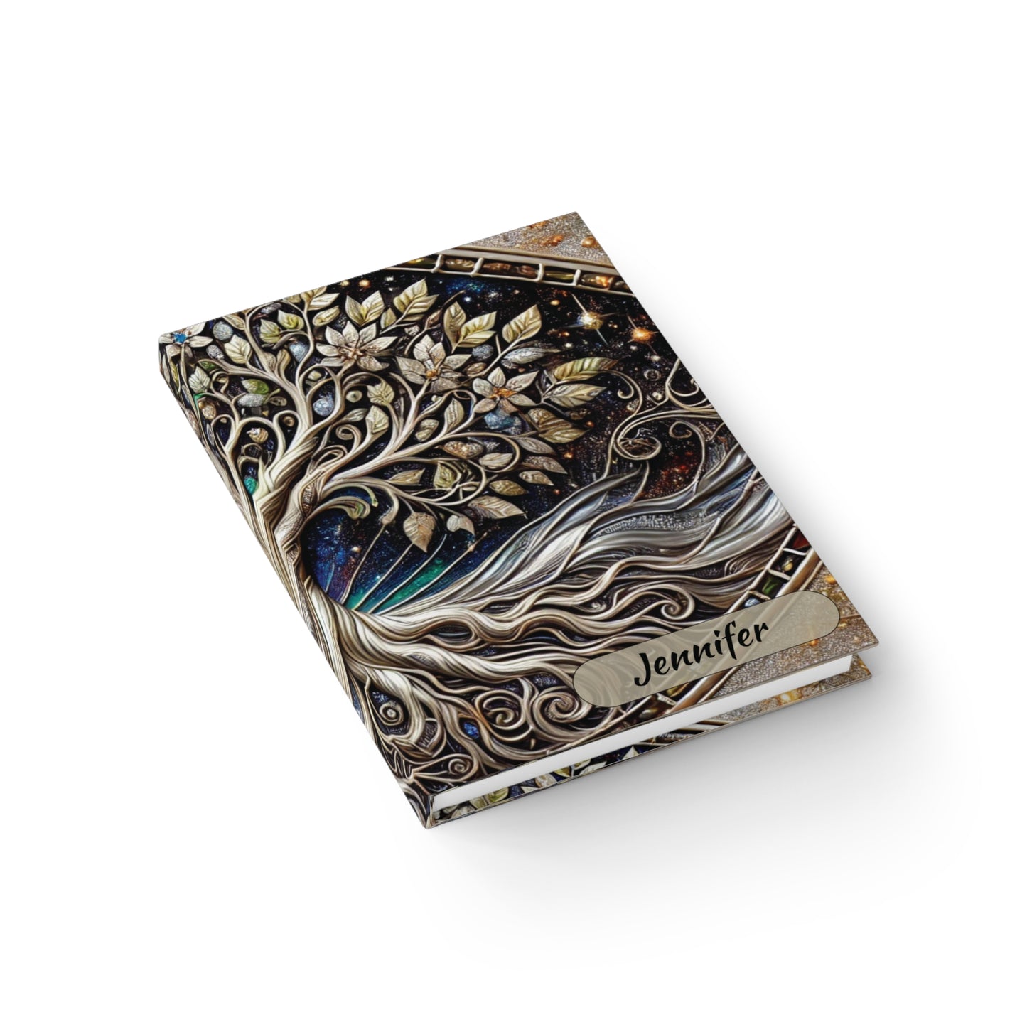 Custom Mystical Tree of Life Journal, Spiritual Notebook, Dream Journal, Eco-Friendly Writing, Gift for Nature Lovers, Self-Discovery Diary