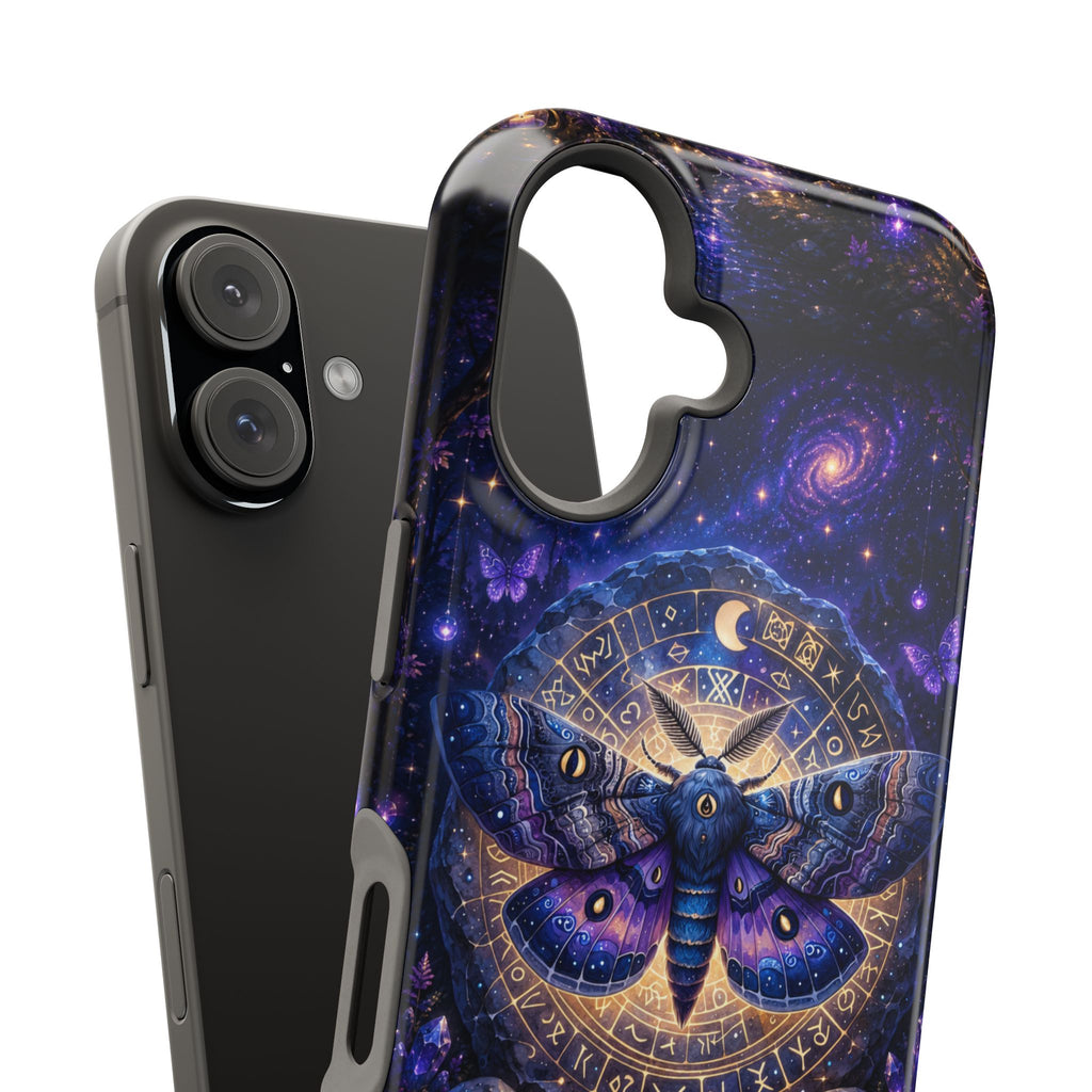 Astrological Moth Phone Case – Celestial MagSafe-Compatible Cover