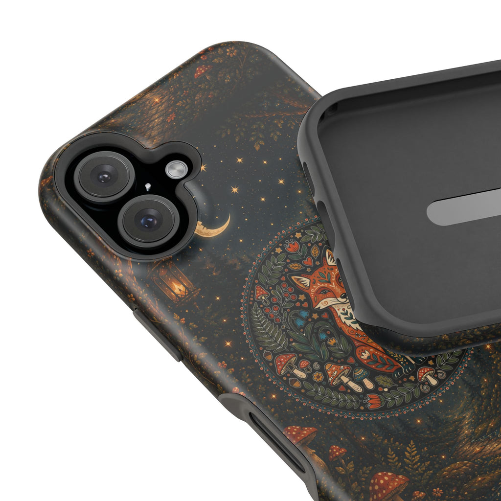 Mystic Forest Fox Phone Case – Woodland MagSafe-Compatible Cover
