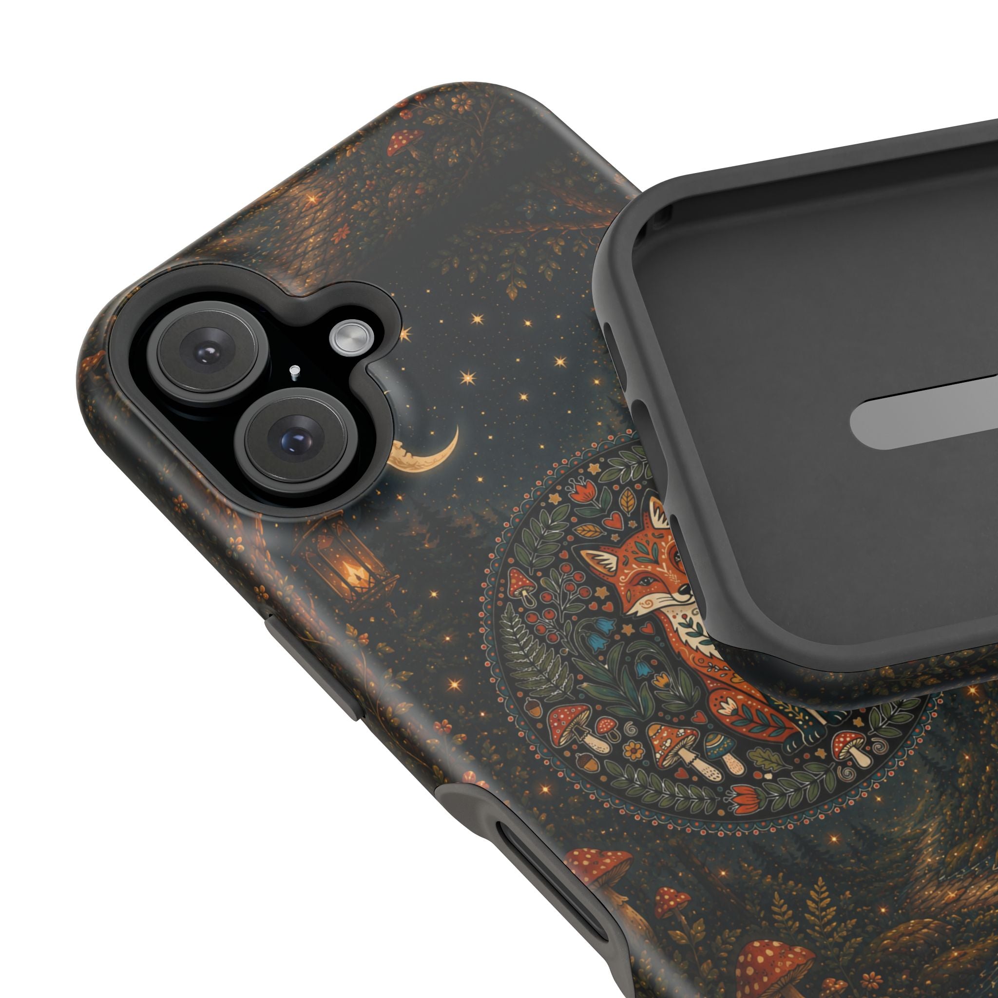 Mystic Forest Fox Phone Case – Woodland MagSafe-Compatible Cover
