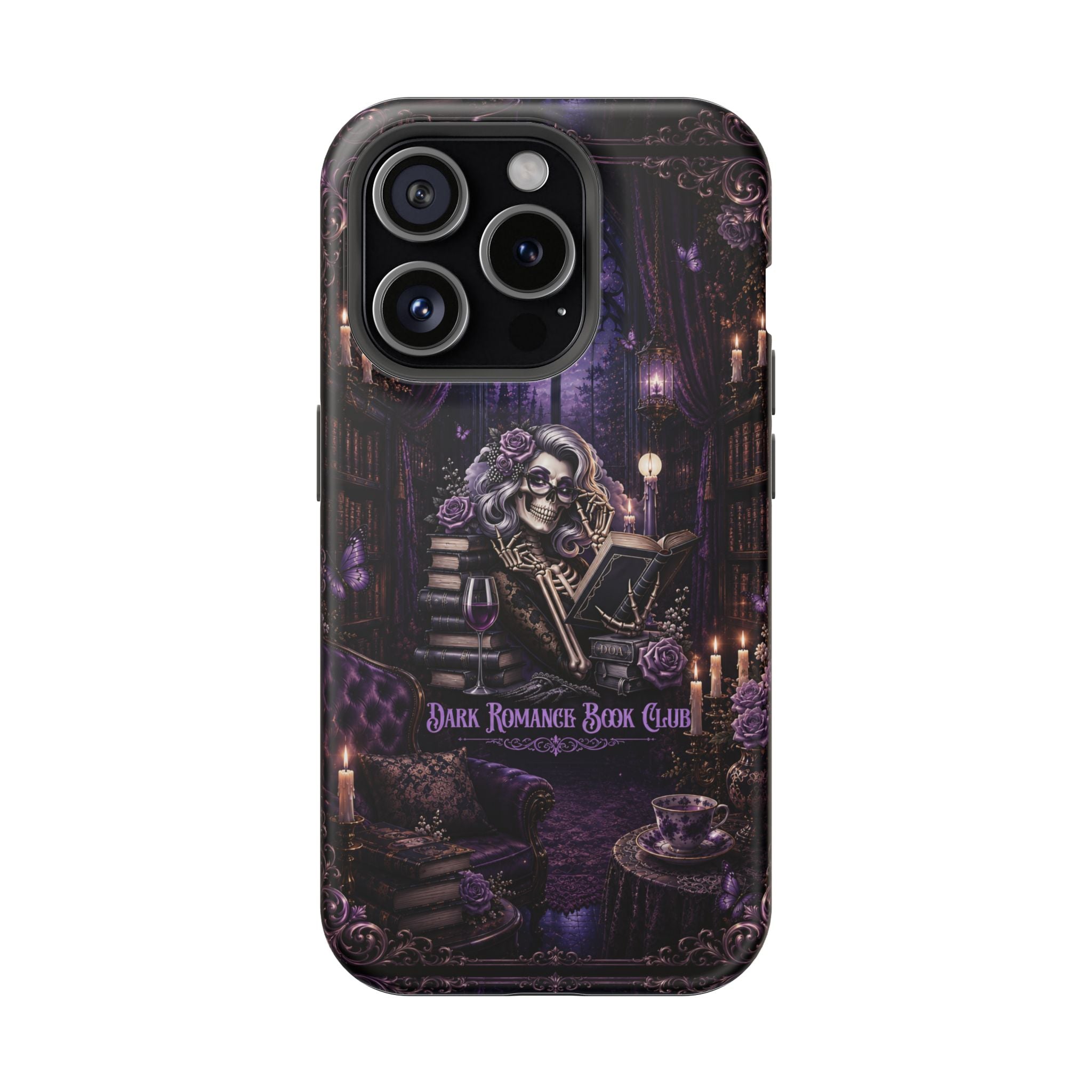 Dark Romance Book Club Phone Case – Gothic MagSafe-Compatible Case
