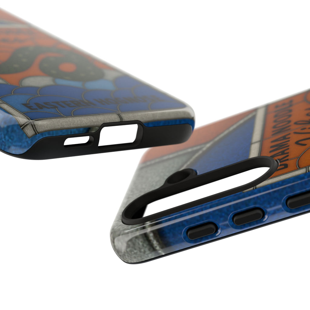 Stained Glass Snake Phone Case – Vibrant Drama Noodle Aesthetic Cover