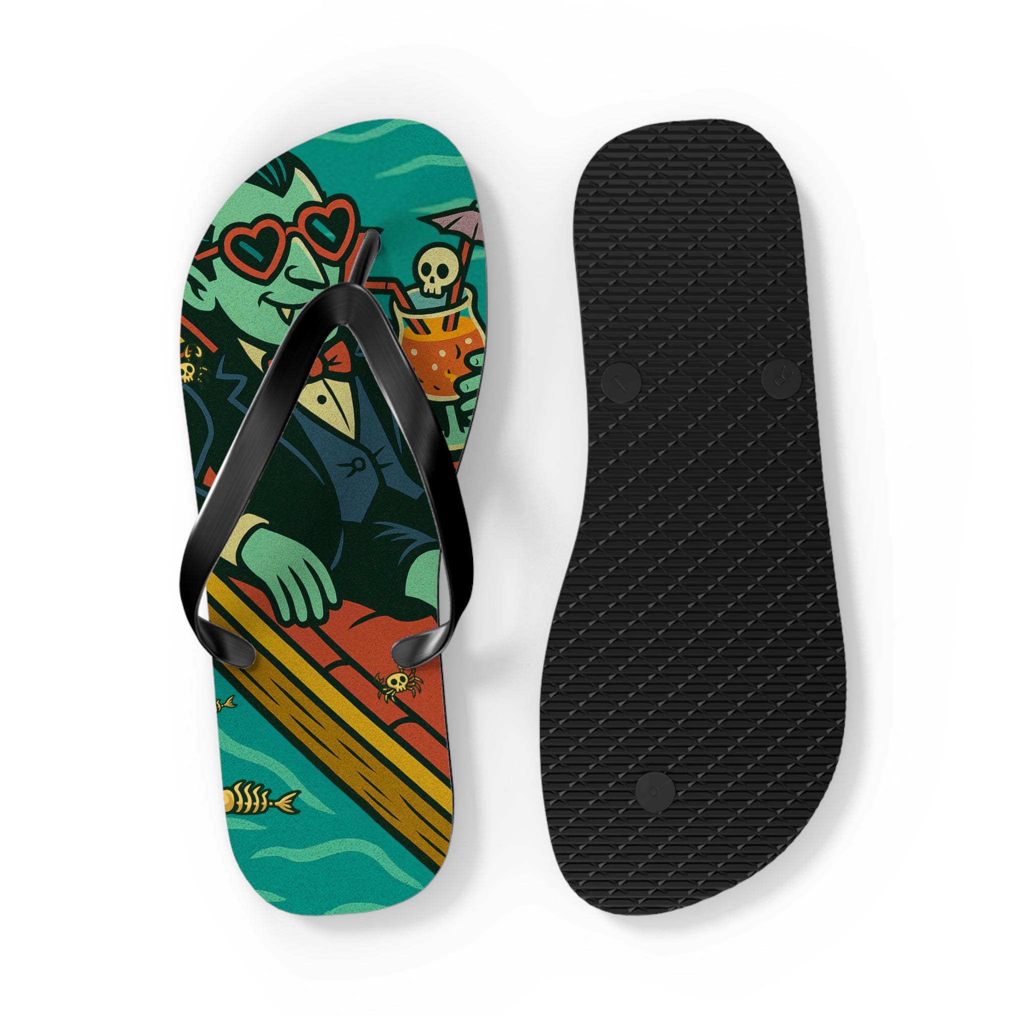 Vampire Flip Flops - Summerween Footwear