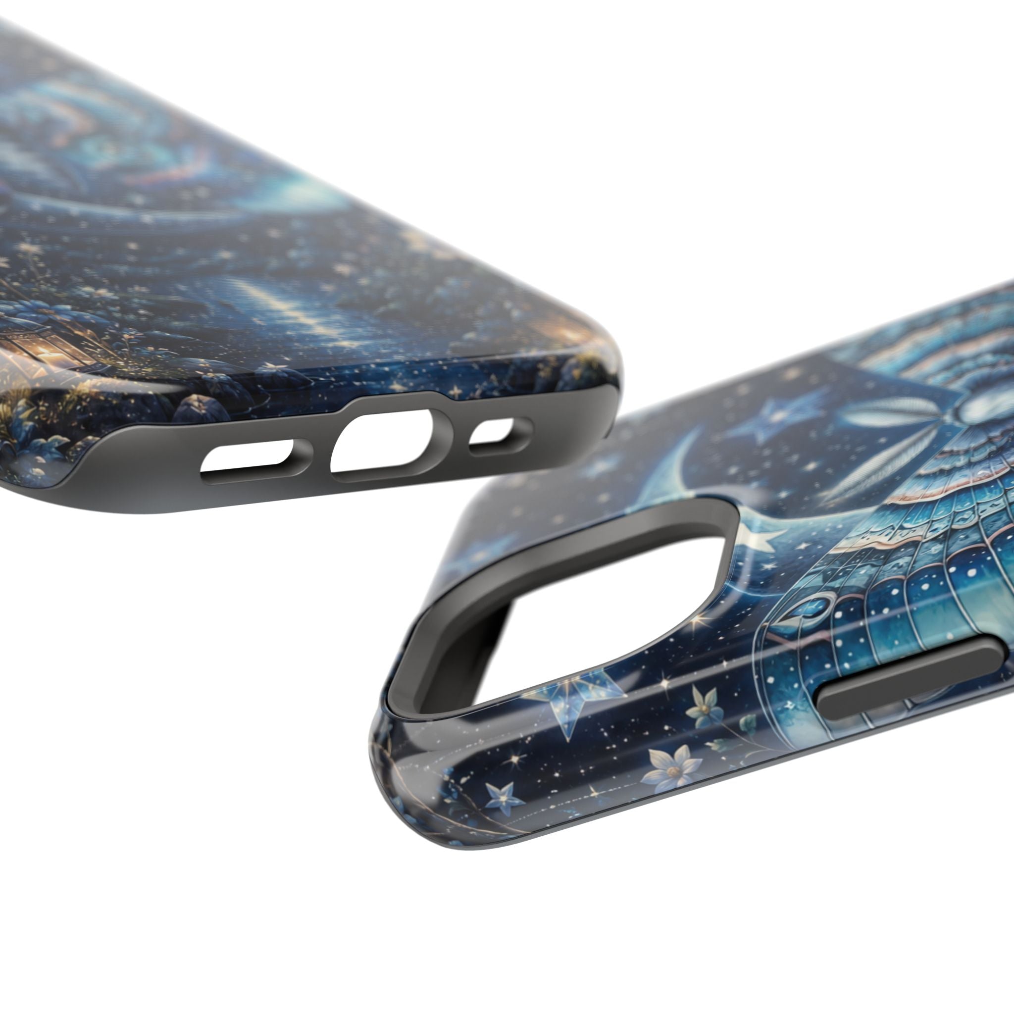 Mystic Moth Moon Phone Case – Night Sky MagSafe-Compatible Cover
