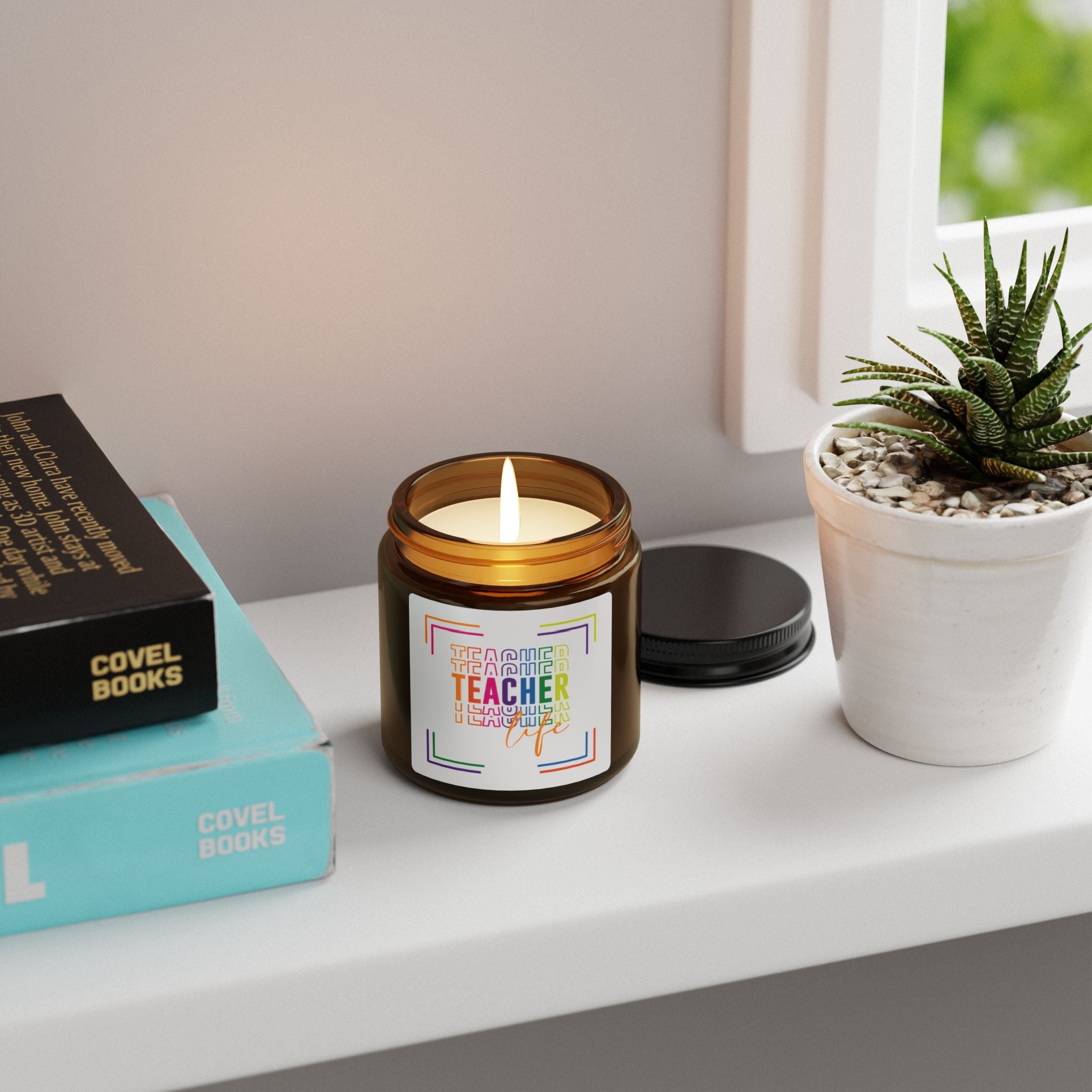 Teacher Appreciation Scented Soy Candle, Gift for Educators From Student, Graduation Candles Gift From Mom Dad, Holiday Gift Idea For Friend