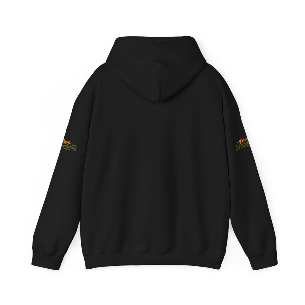 Papa Leprechaun Shamrock Squad Hoodie — St. Patrick’s Day Green Clover Sweatshirt