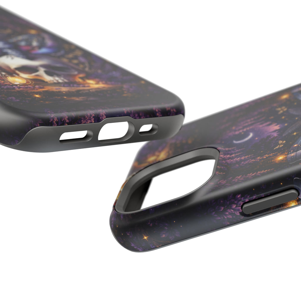 Moth & Skull Phone Case – Dark Mystical MagSafe-Compatible Cover