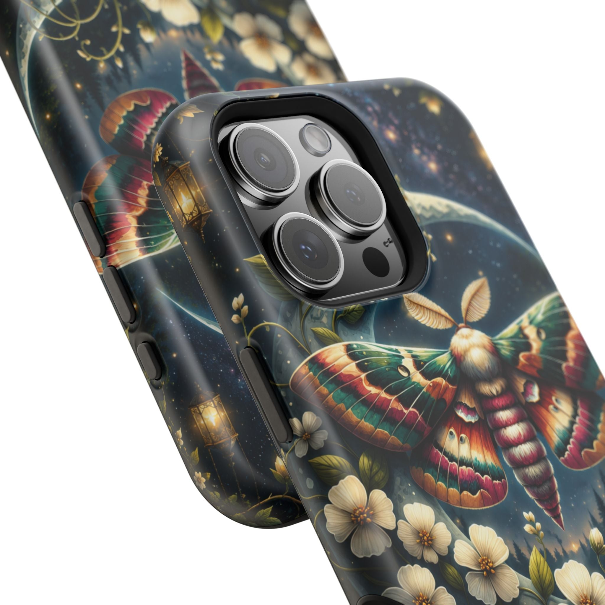 Mystic Moth Floral Nightscape Phone Case – MagSafe Cover