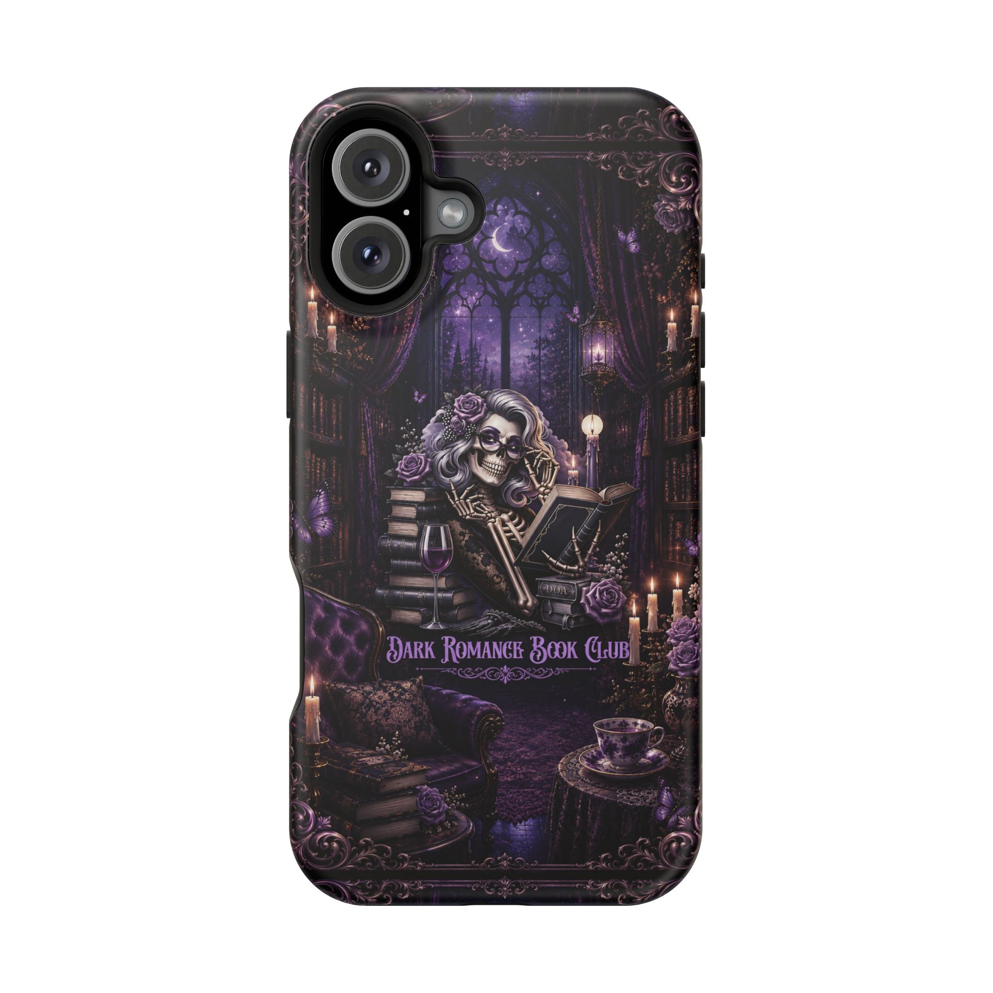 Dark Romance Book Club Phone Case – Gothic MagSafe-Compatible Case