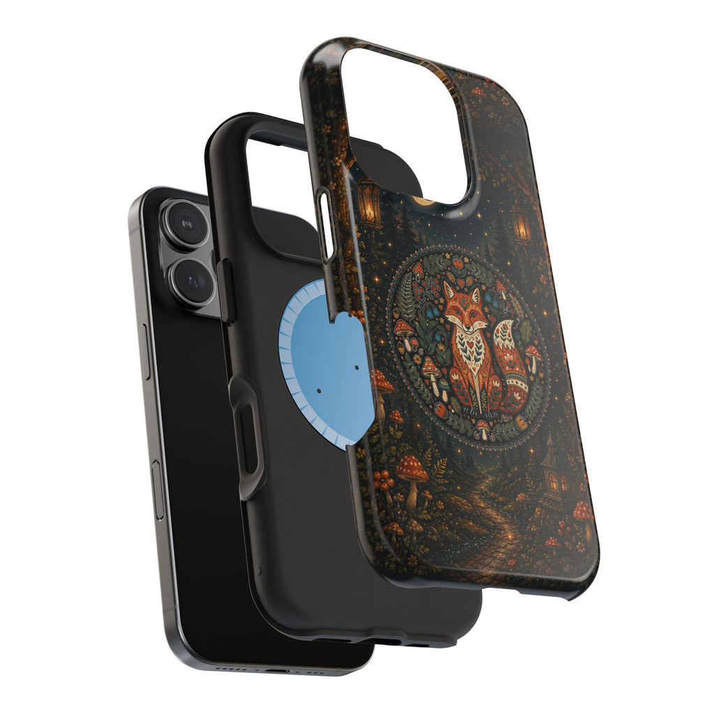 Mystic Forest Fox Phone Case – Woodland MagSafe-Compatible Cover