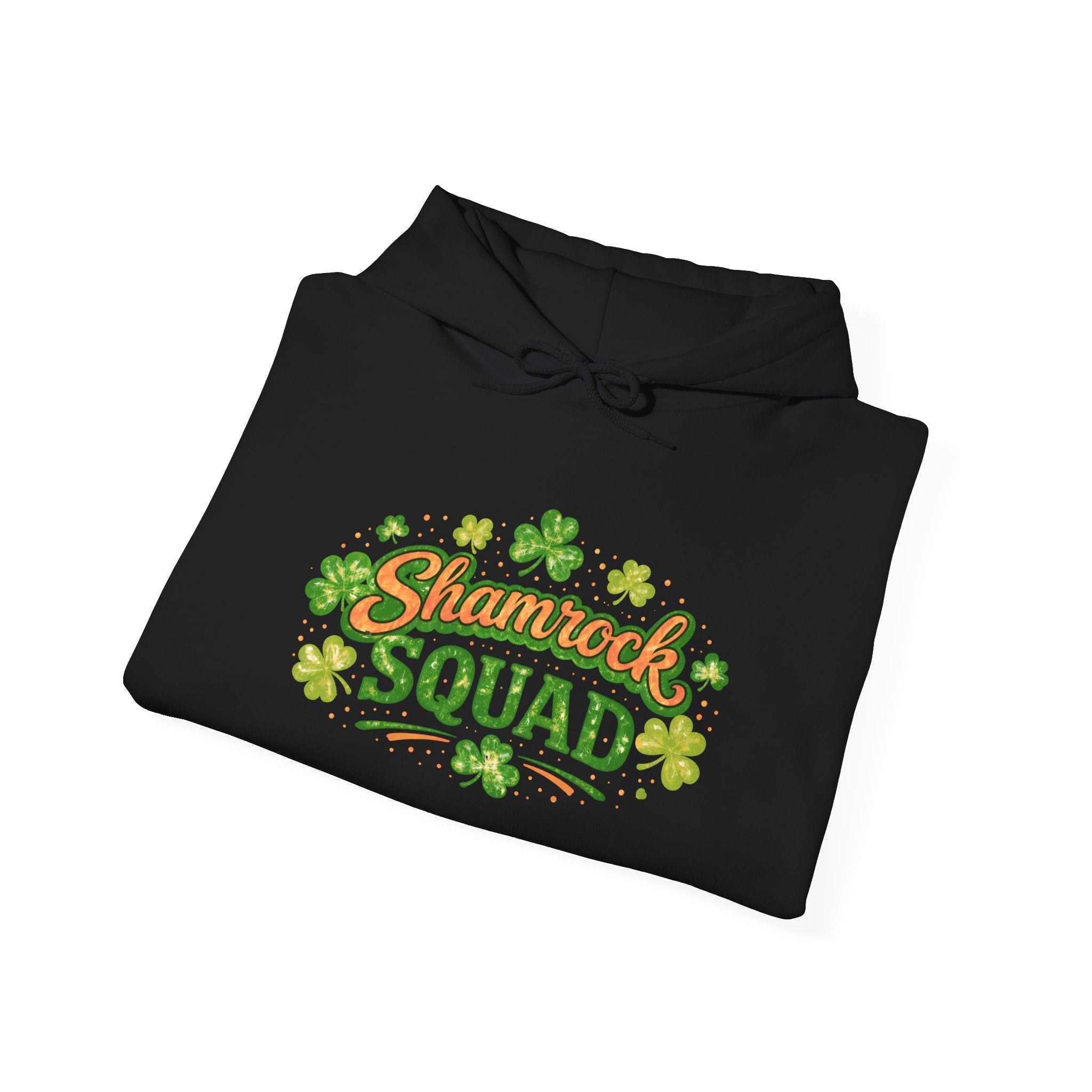 Papa Leprechaun Shamrock Squad Hoodie — St. Patrick’s Day Green Clover Sweatshirt