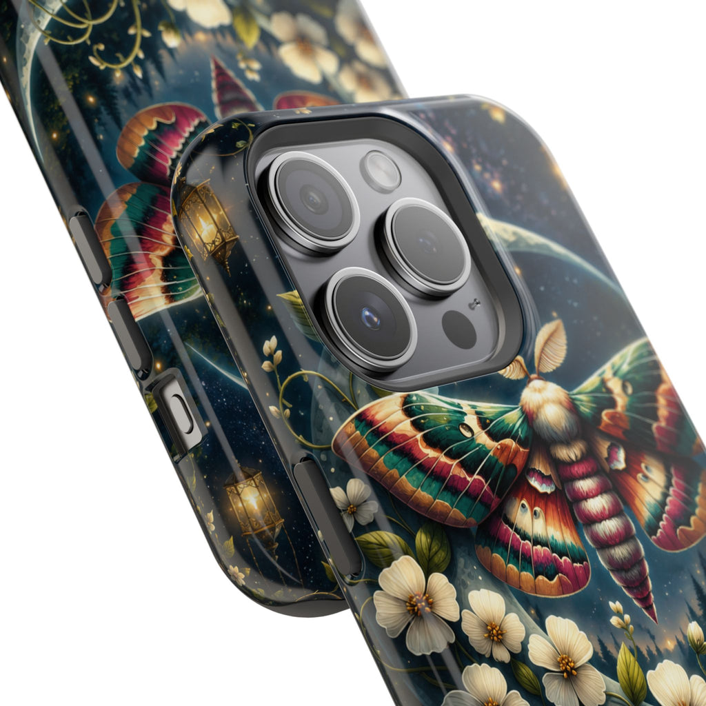 Mystic Moth Floral Nightscape Phone Case – MagSafe Cover