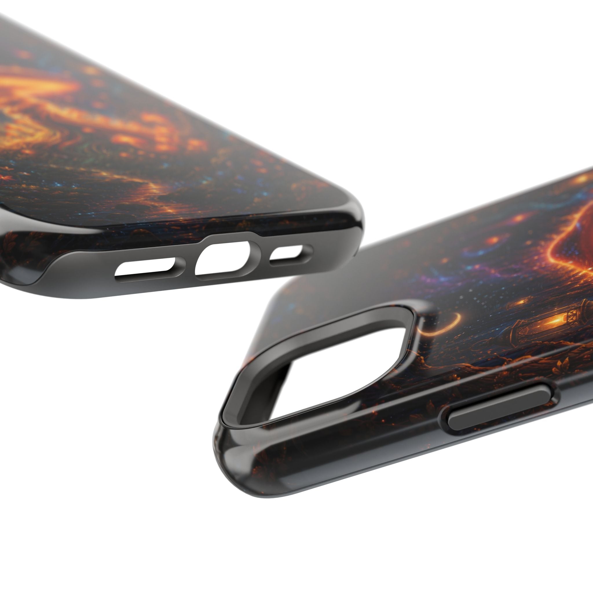 Psychedelic Glowing Mushroom Phone Case – MagSafe Galaxy Art Cover