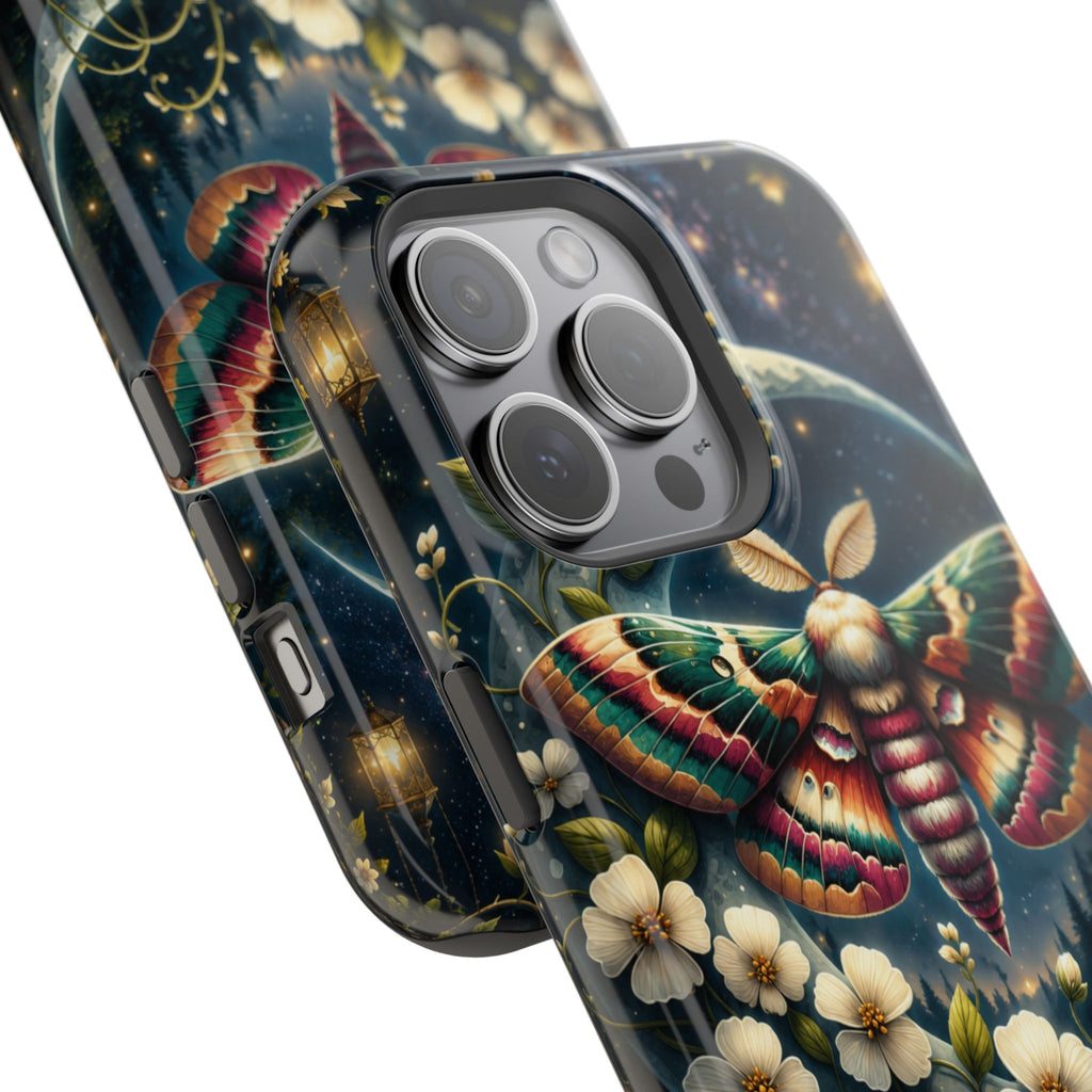 Mystic Moth Floral Nightscape Phone Case – MagSafe Cover