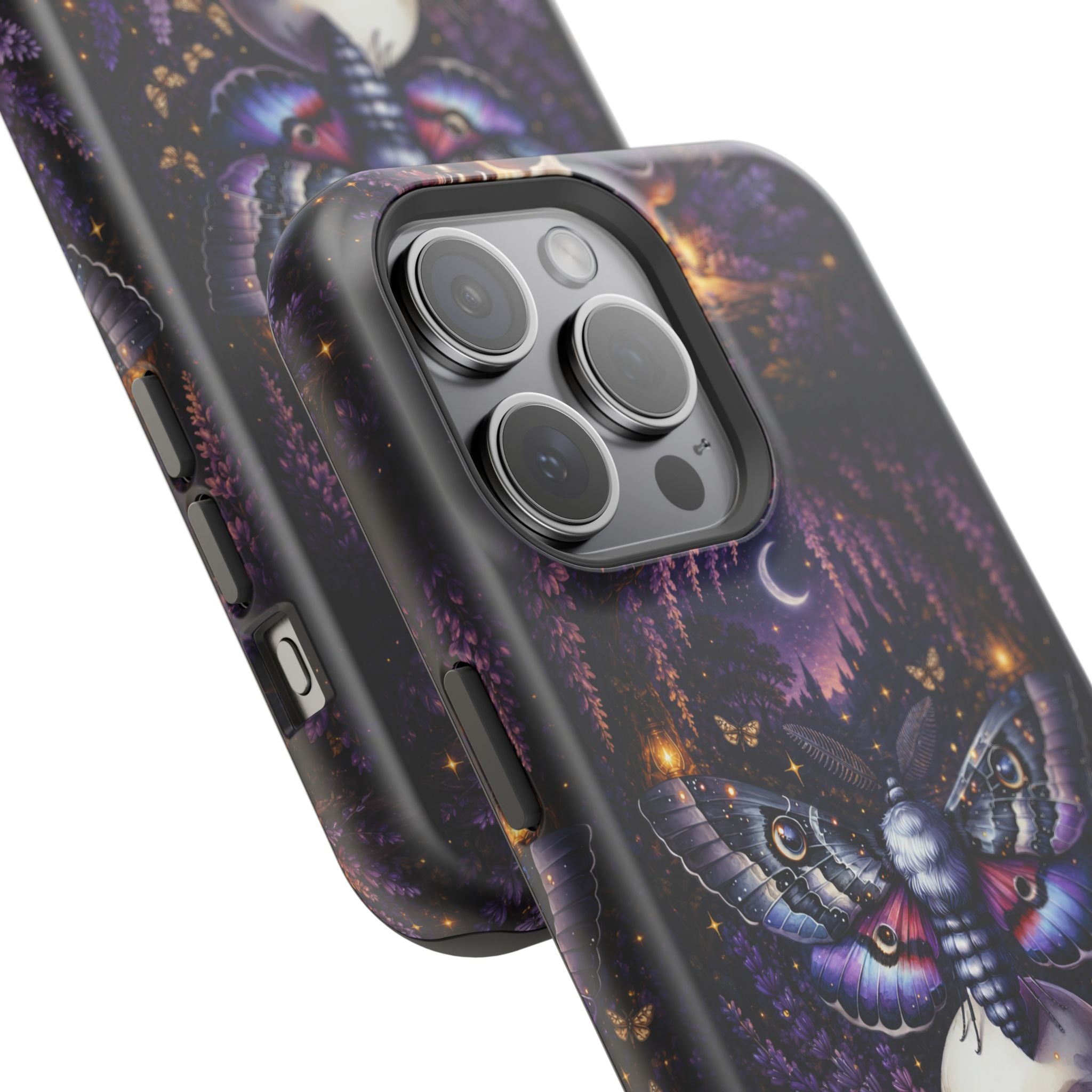 Moth & Skull Phone Case – Dark Mystical MagSafe-Compatible Cover