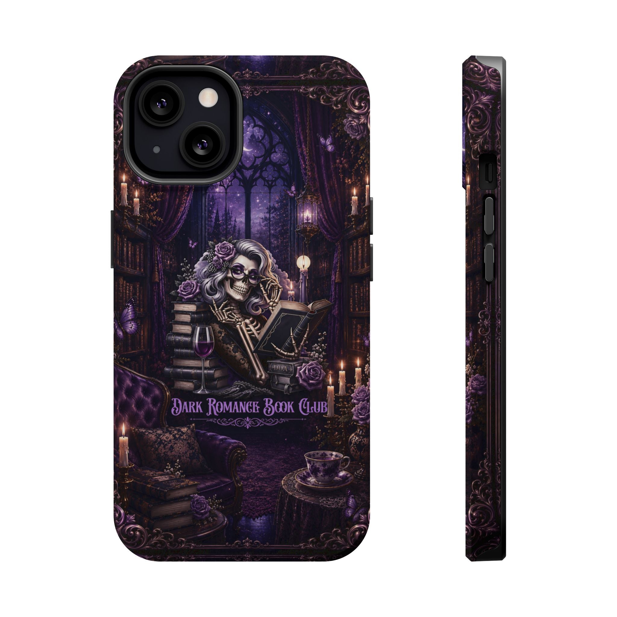 Dark Romance Book Club Phone Case – Gothic MagSafe-Compatible Case