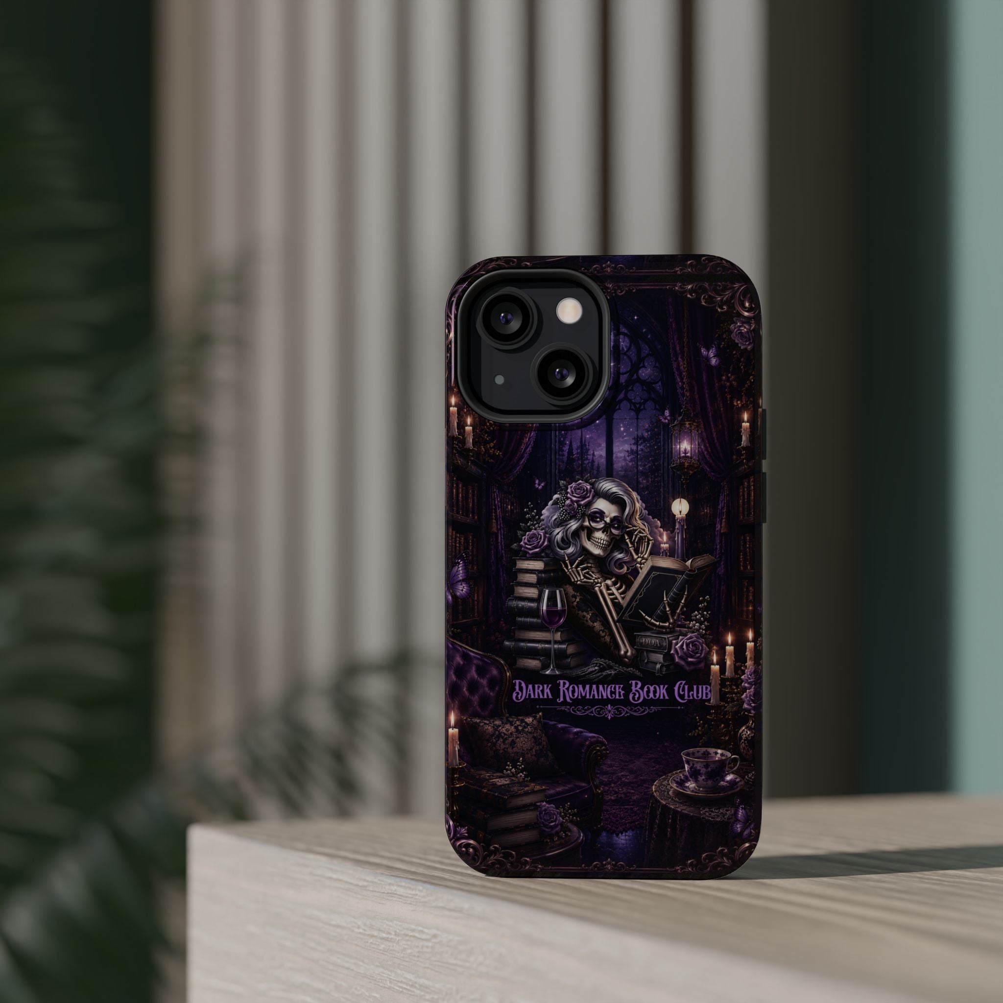 Dark Romance Book Club Phone Case – Gothic MagSafe-Compatible Case