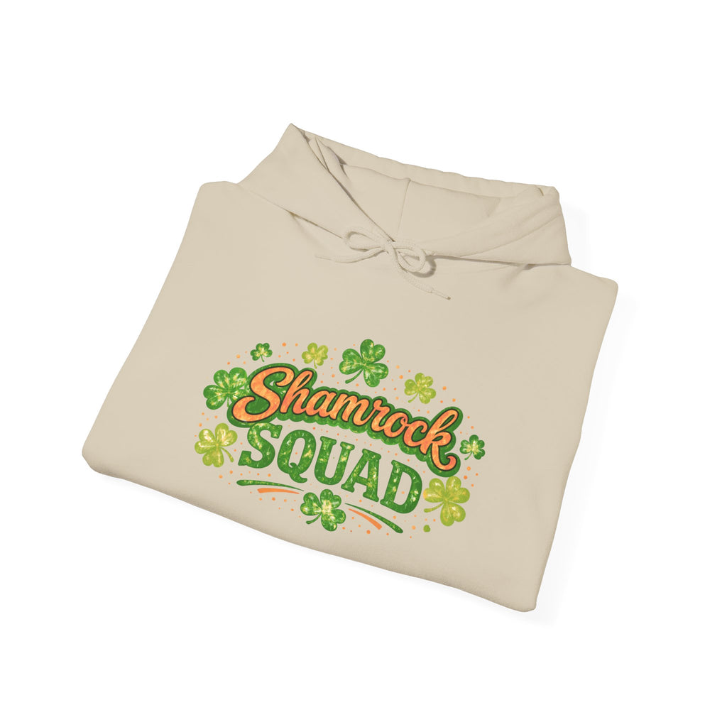 Papa Leprechaun Shamrock Squad Hoodie — St. Patrick’s Day Green Clover Sweatshirt
