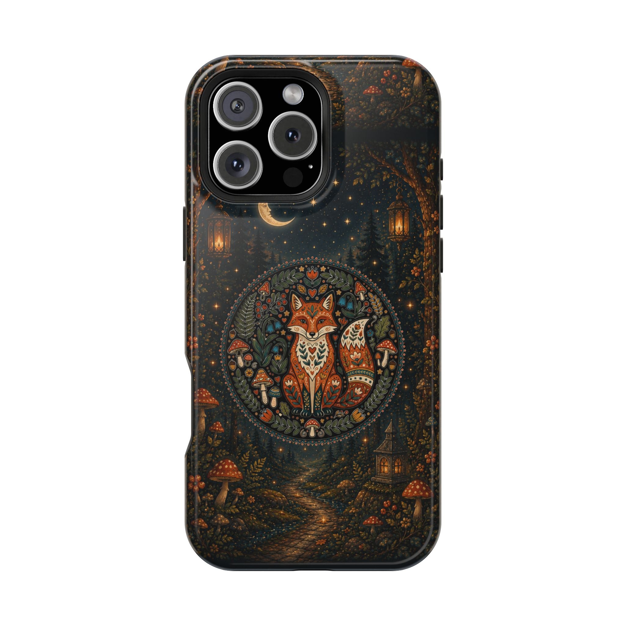 Mystic Forest Fox Phone Case – Woodland MagSafe-Compatible Cover