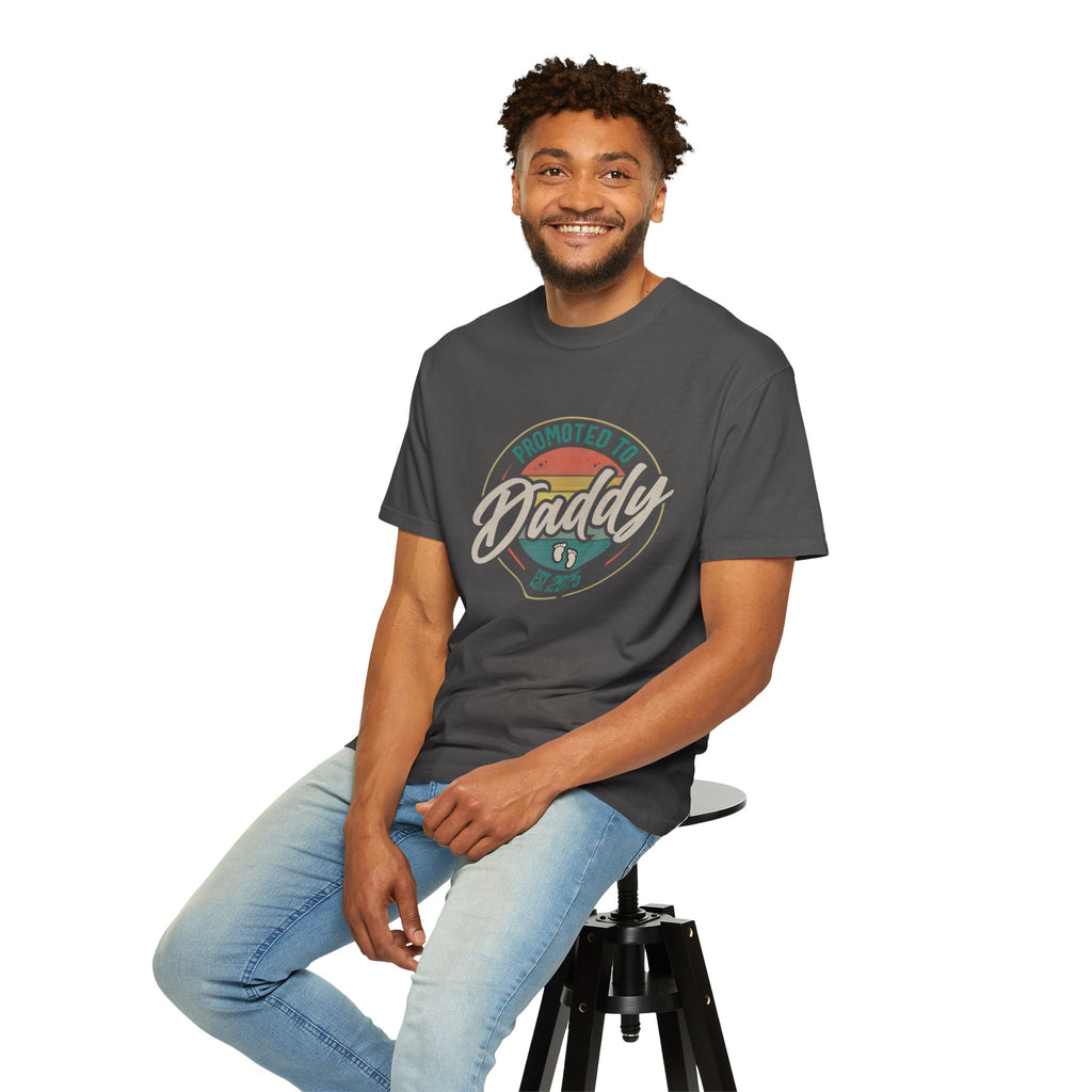 Promoted to Daddy T-shirt, New Dads Tee, Baby Announcement Shirt
