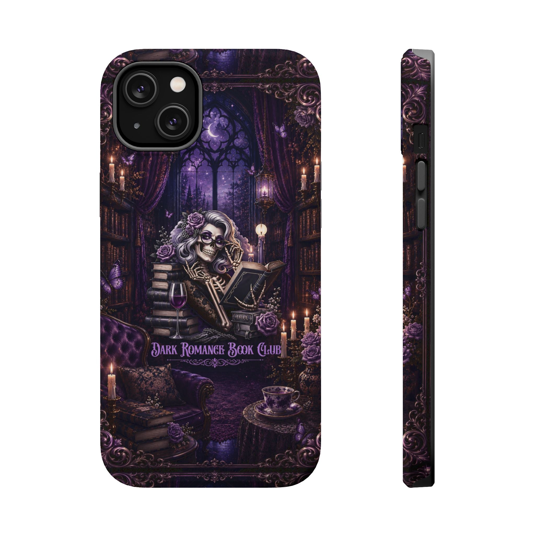 Dark Romance Book Club Phone Case – Gothic MagSafe-Compatible Case