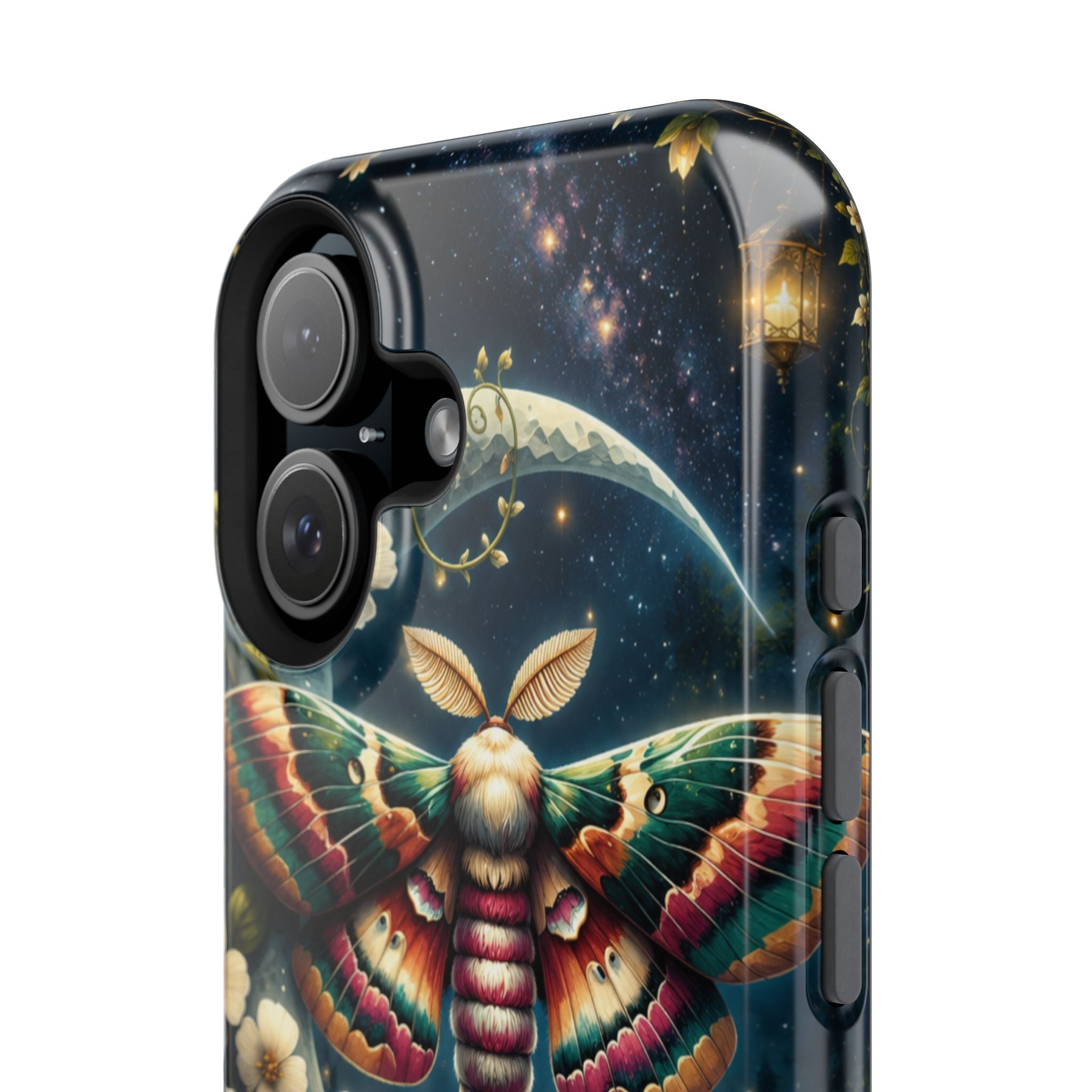 Mystic Moth Floral Nightscape Phone Case – MagSafe Cover