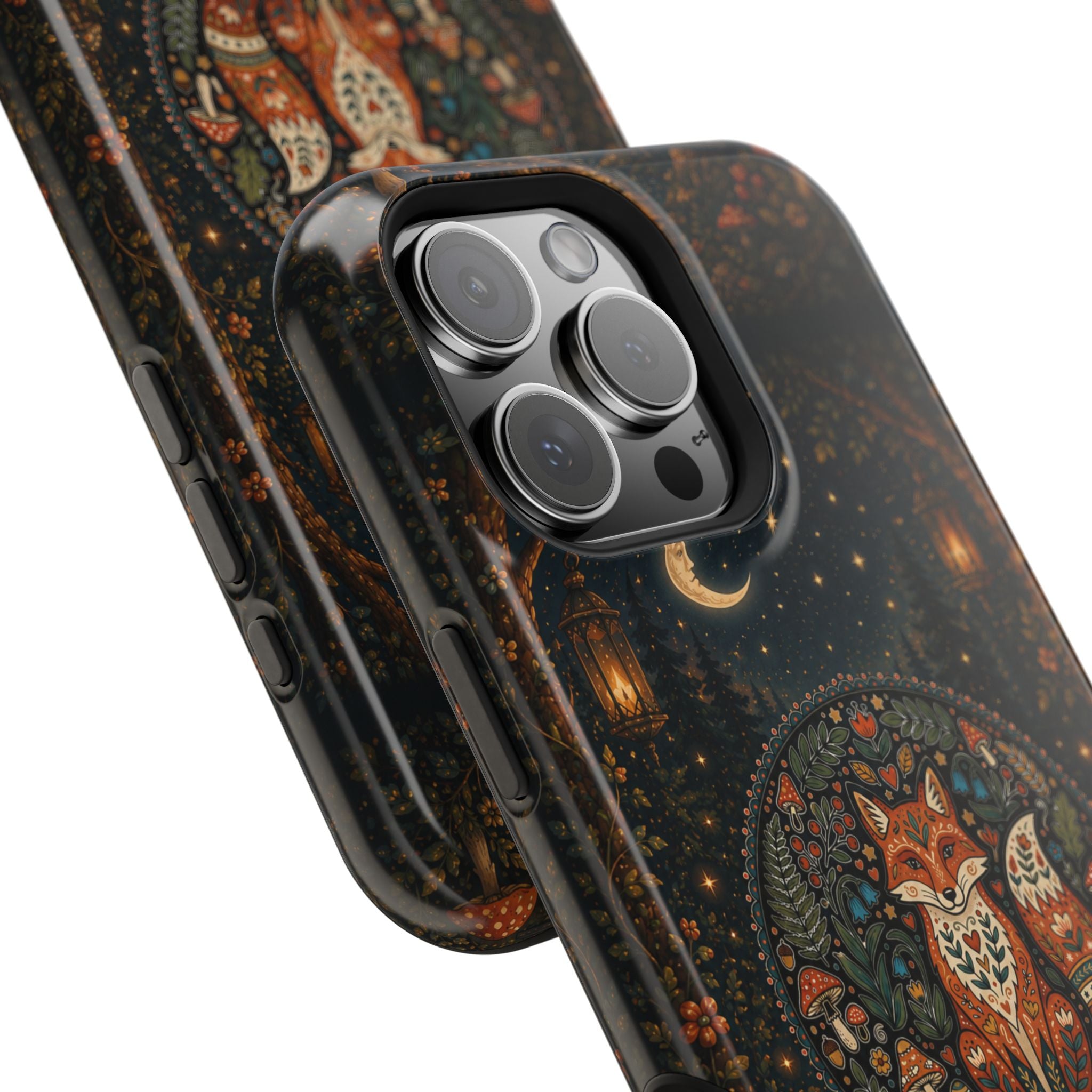 Mystic Forest Fox Phone Case – Woodland MagSafe-Compatible Cover