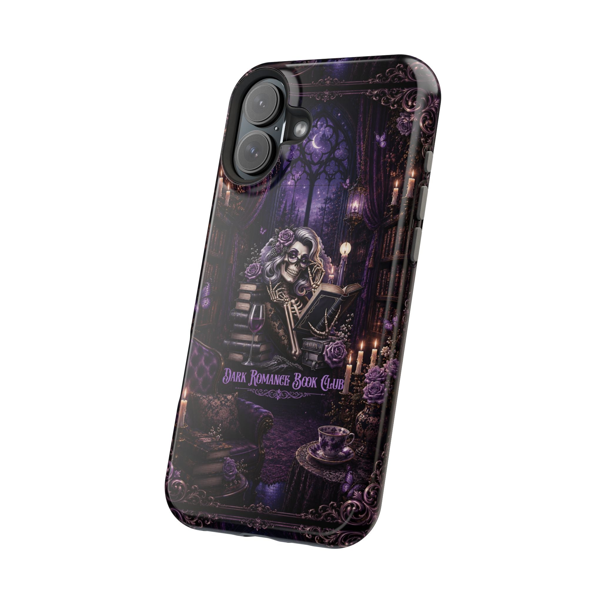 Dark Romance Book Club Phone Case – Gothic MagSafe-Compatible Case