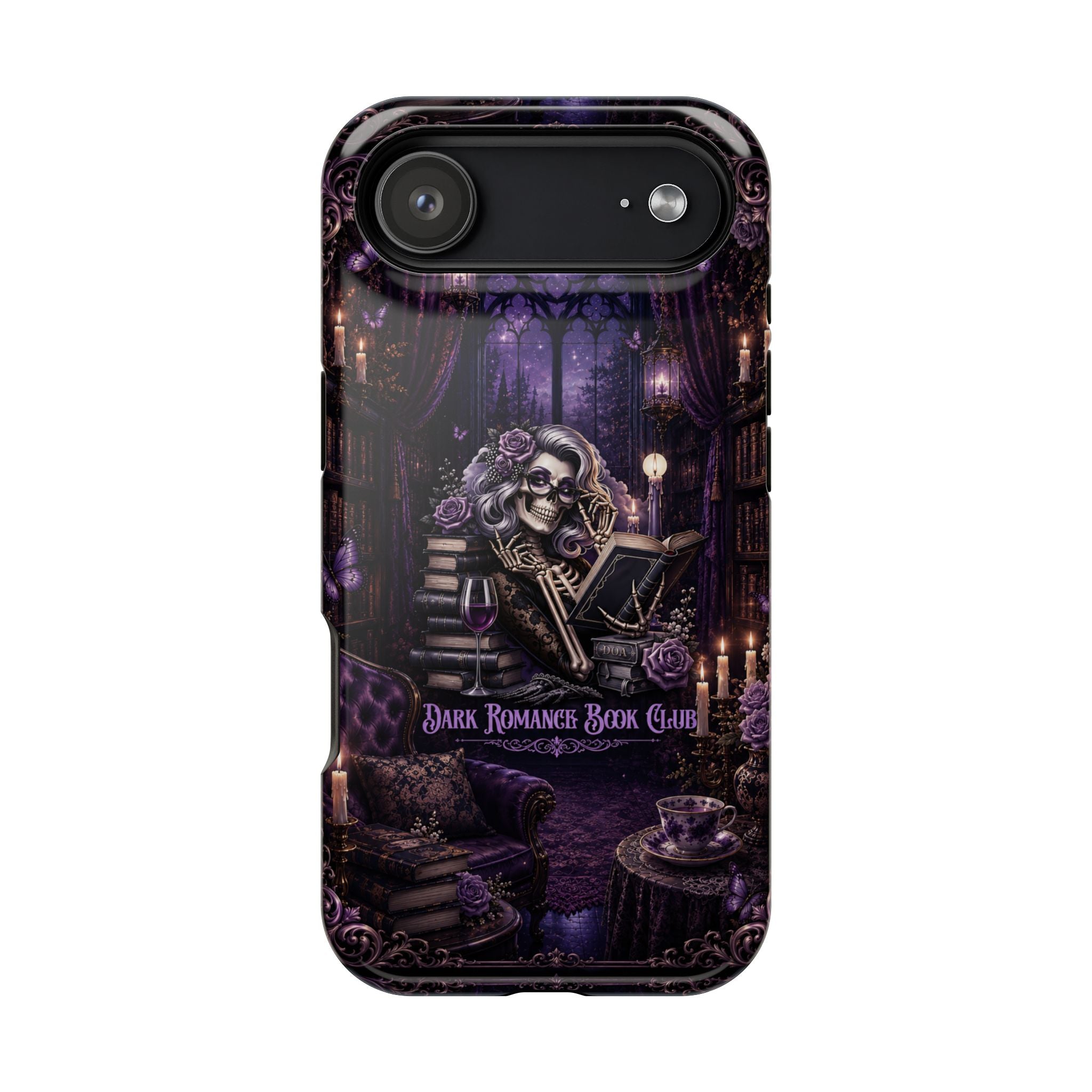 Dark Romance Book Club Phone Case – Gothic MagSafe-Compatible Case