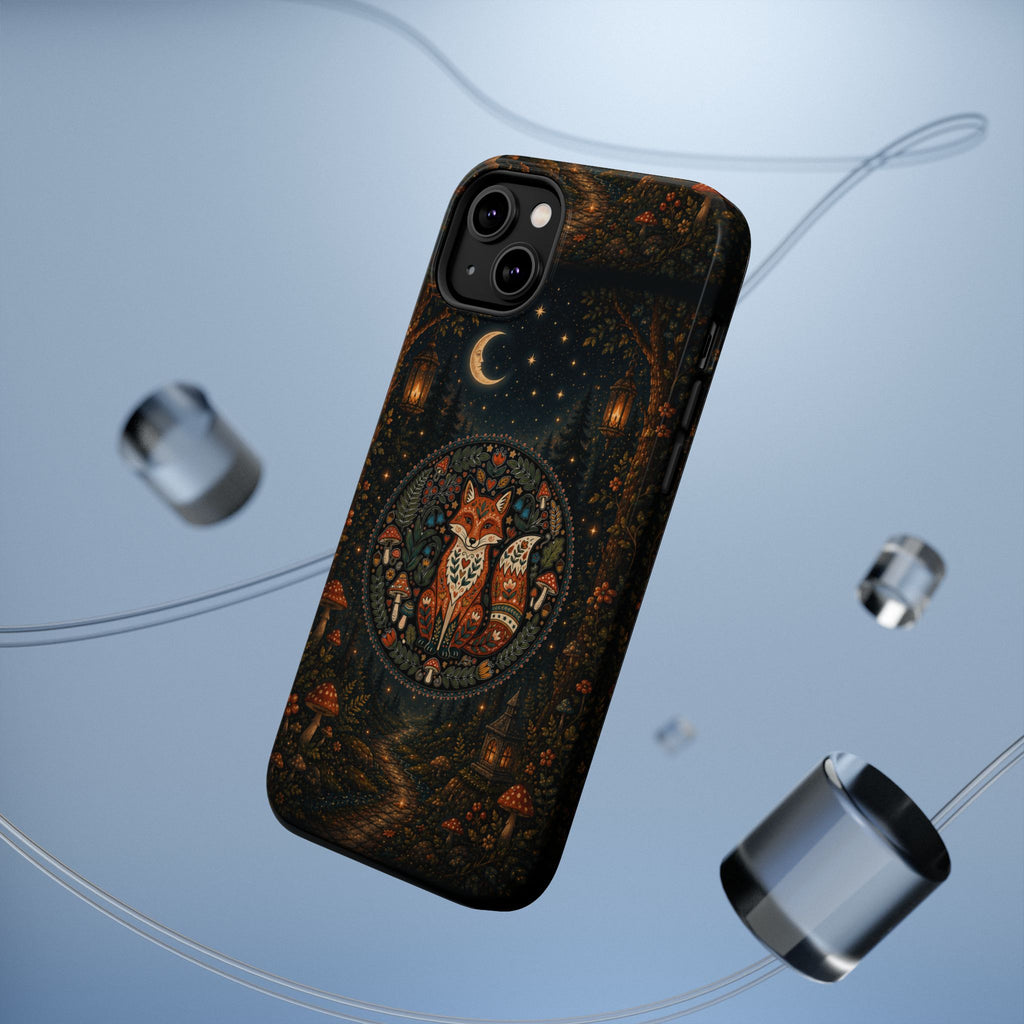 Mystic Forest Fox Phone Case – Woodland MagSafe-Compatible Cover
