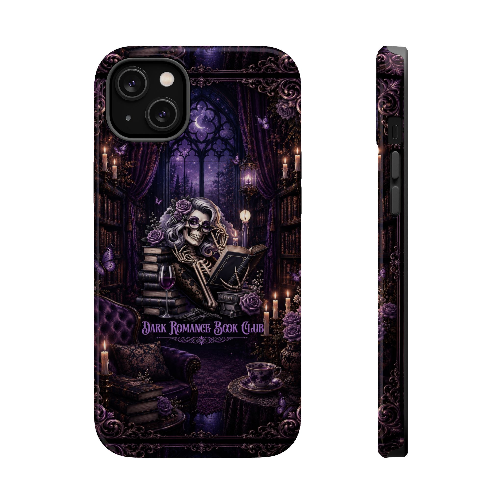 Dark Romance Book Club Phone Case – Gothic MagSafe-Compatible Case