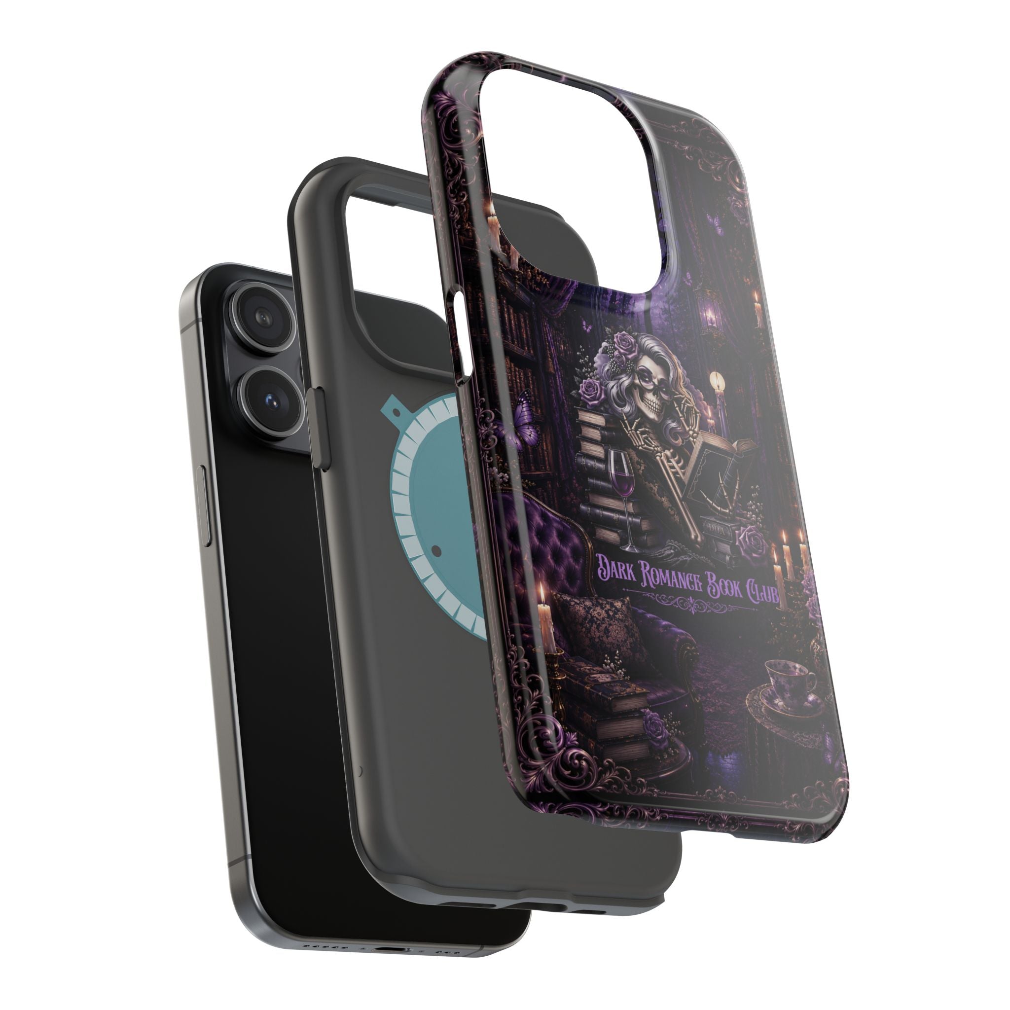 Dark Romance Book Club Phone Case – Gothic MagSafe-Compatible Case