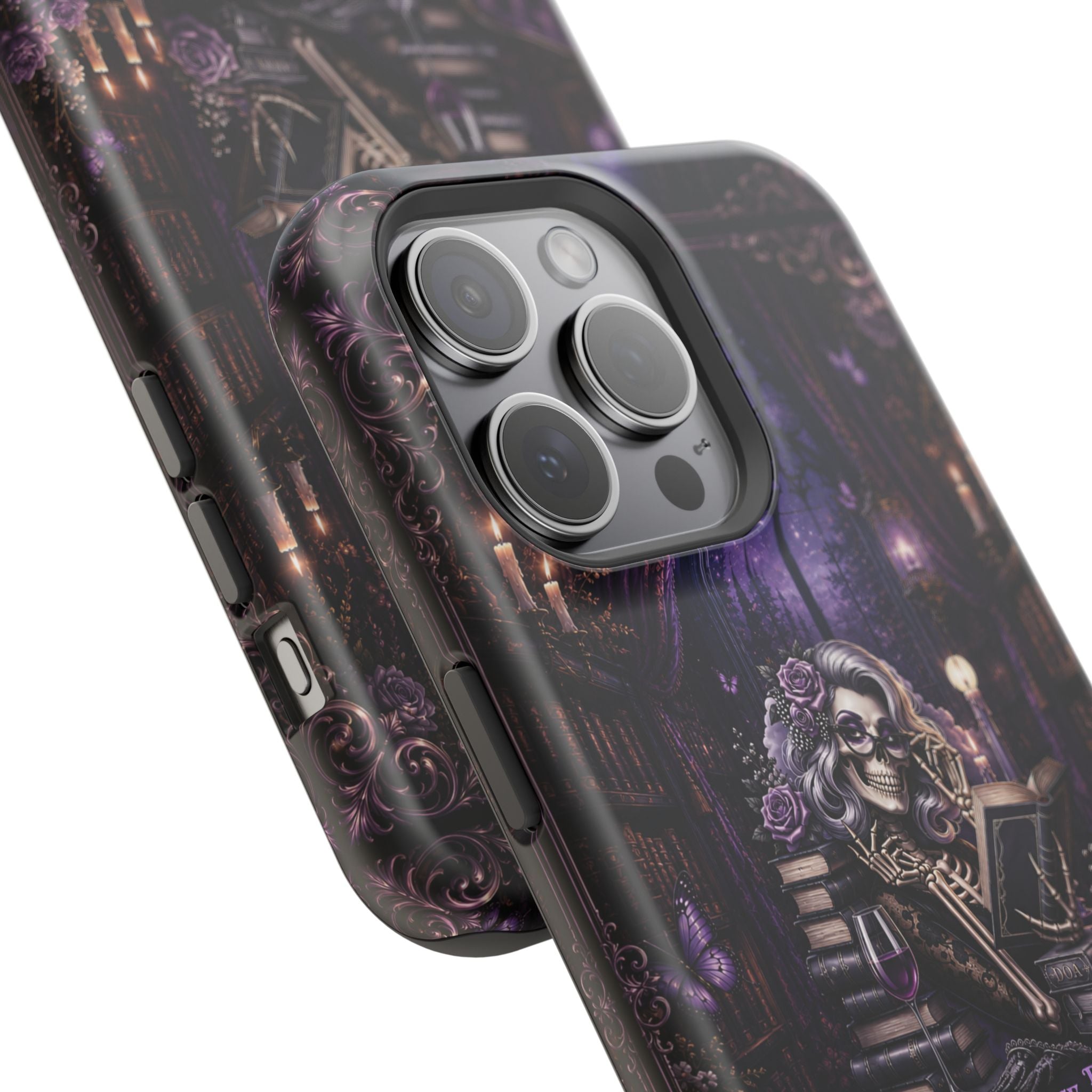 Dark Romance Book Club Phone Case – Gothic MagSafe-Compatible Case