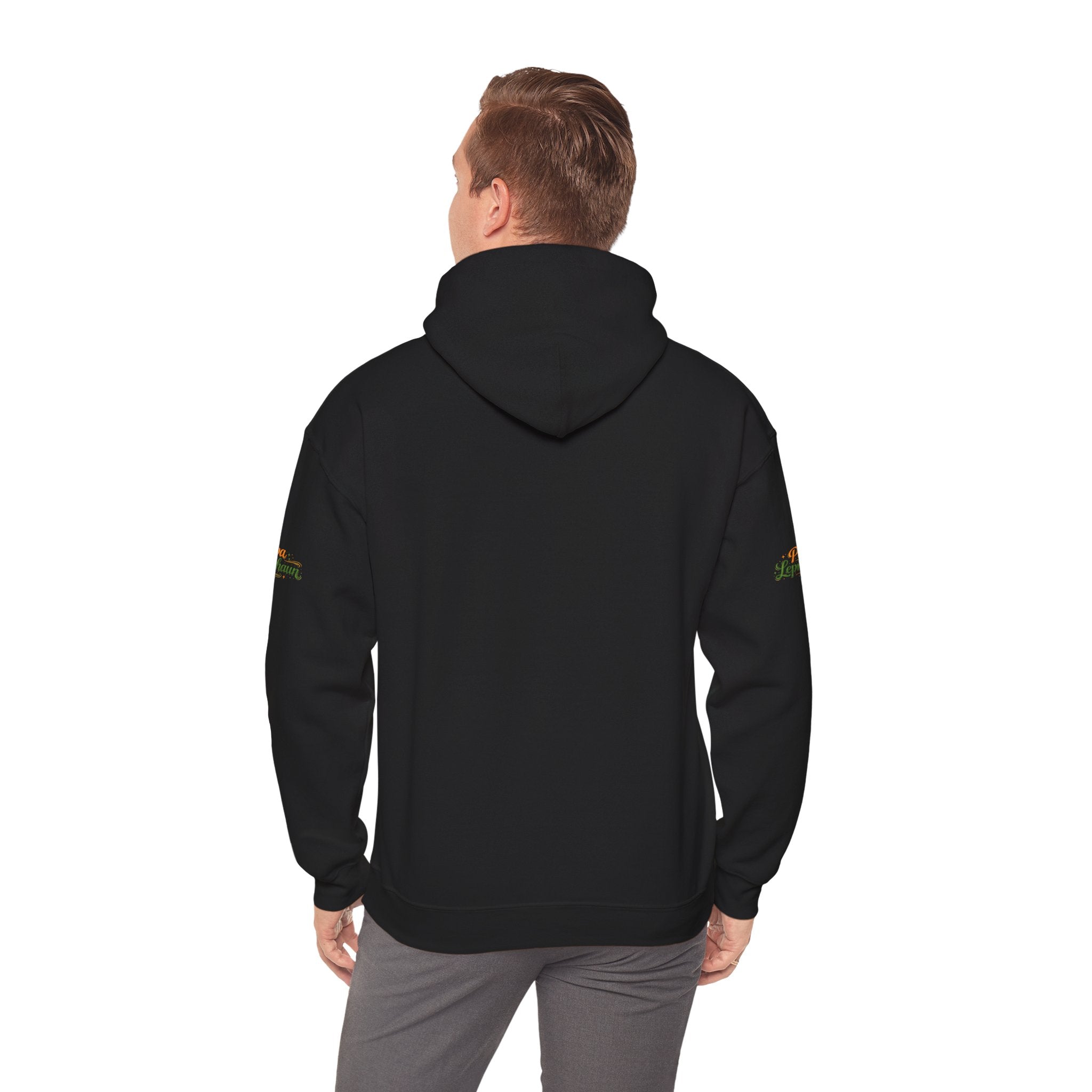 Papa Leprechaun Shamrock Squad Hoodie — St. Patrick’s Day Green Clover Sweatshirt