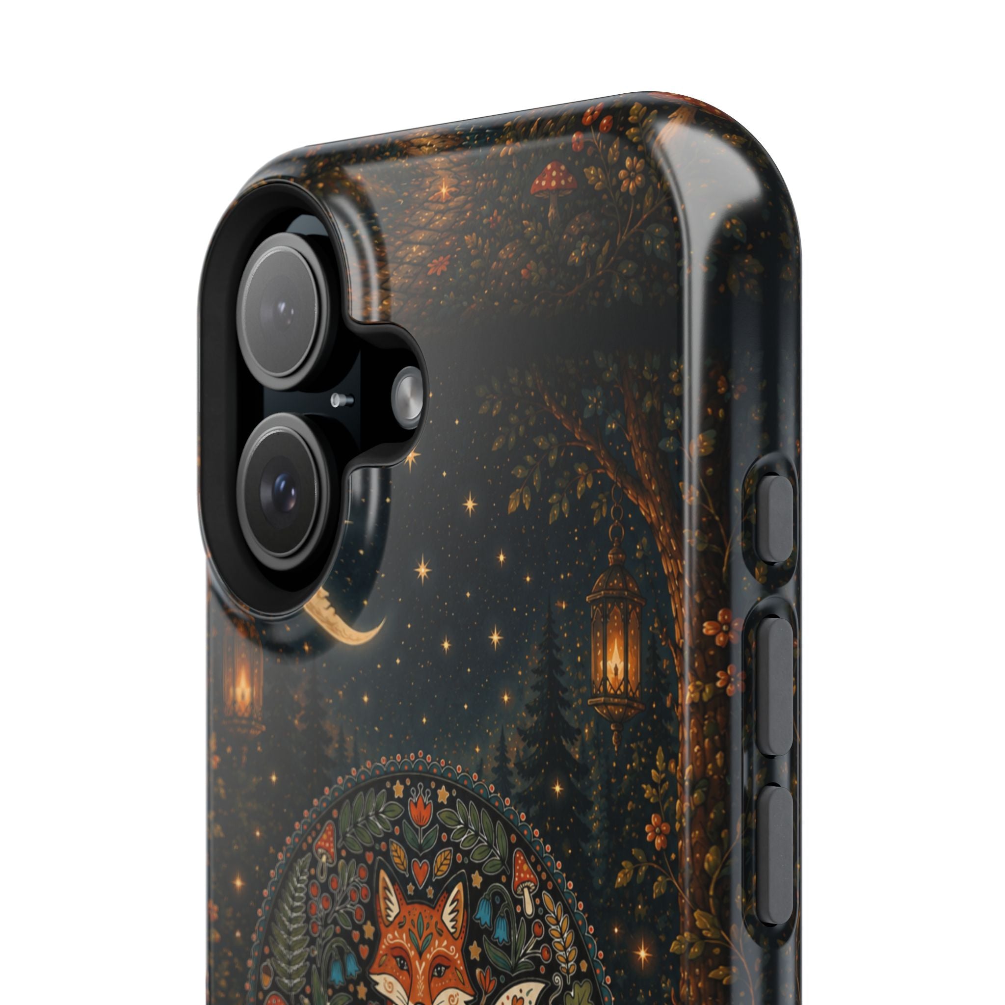Mystic Forest Fox Phone Case – Woodland MagSafe-Compatible Cover