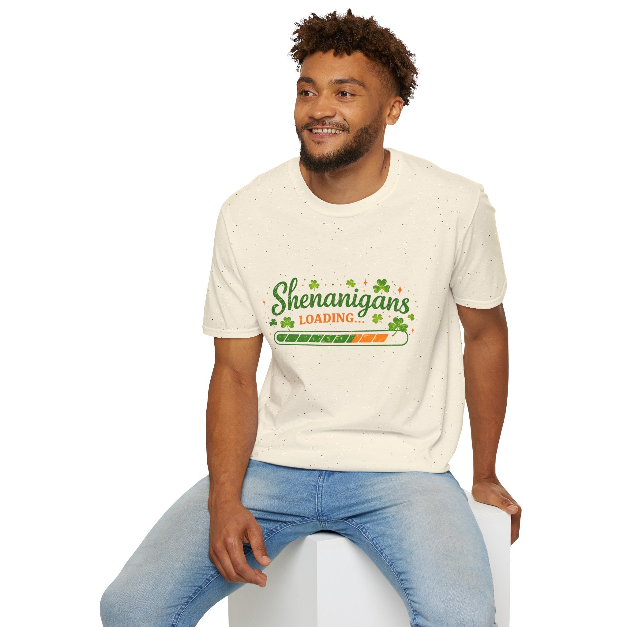 Shenanigans Loading T-Shirt — St. Patrick’s Day Shamrock Party Tee