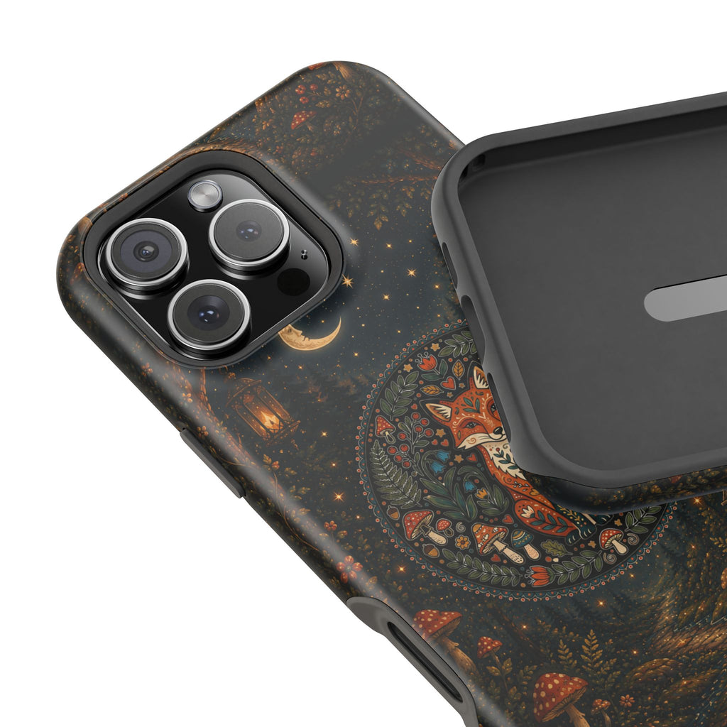 Mystic Forest Fox Phone Case – Woodland MagSafe-Compatible Cover