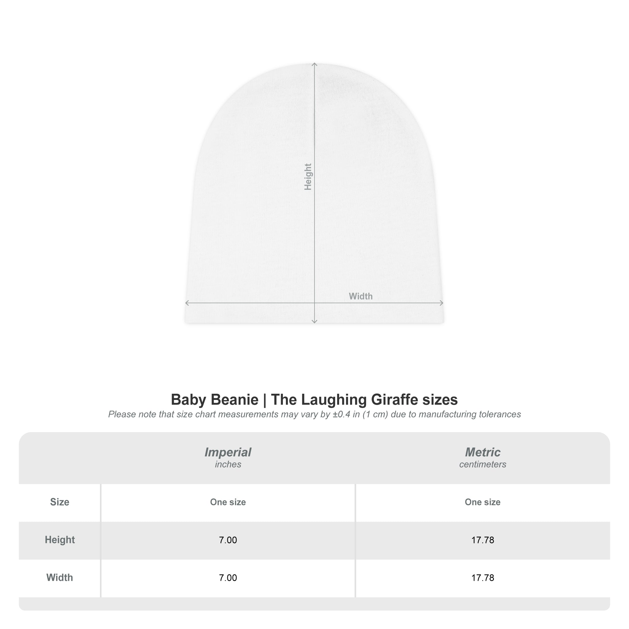 Gingerbread Christmas Baby Beanie – Newborn Holiday Hat
