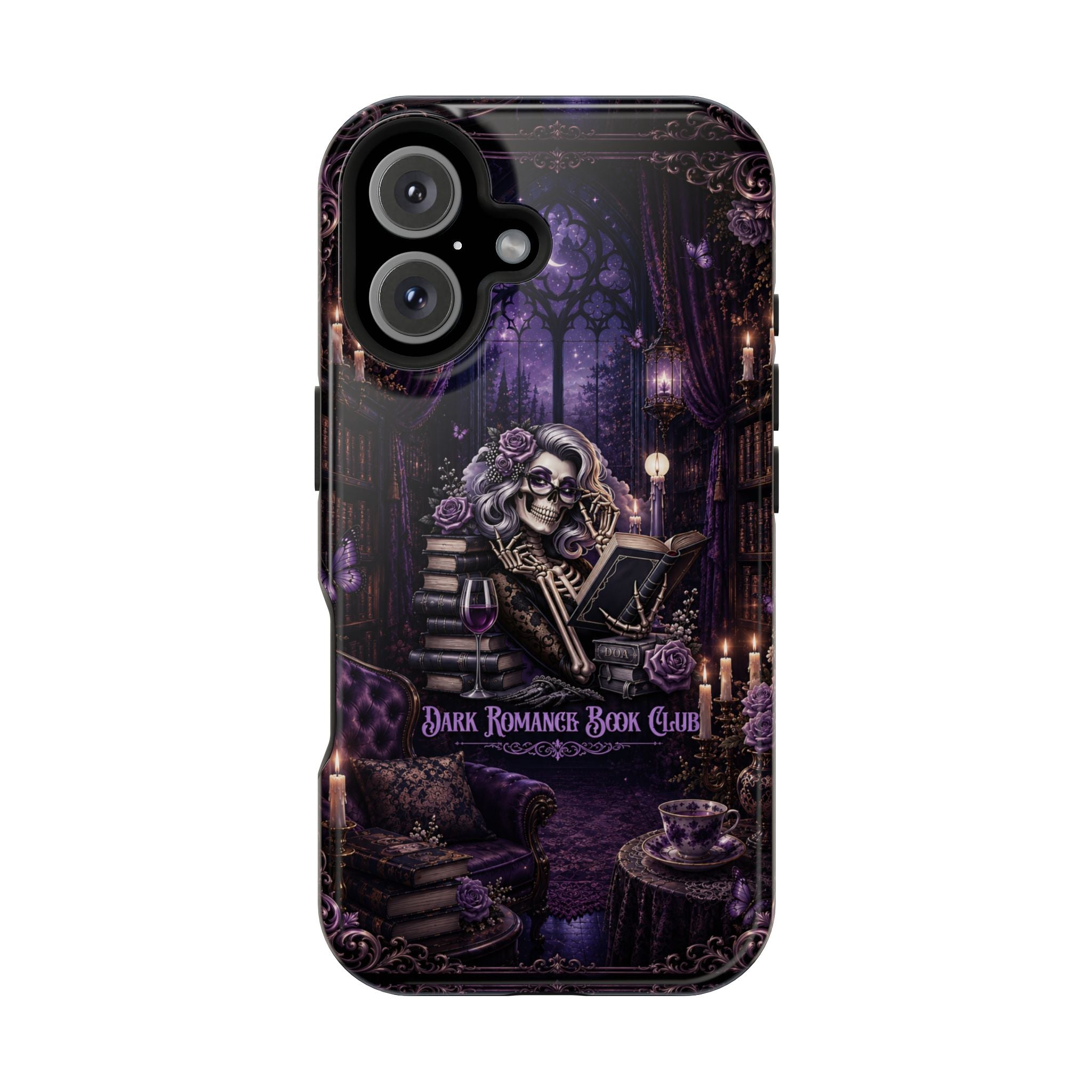 Dark Romance Book Club Phone Case – Gothic MagSafe-Compatible Case