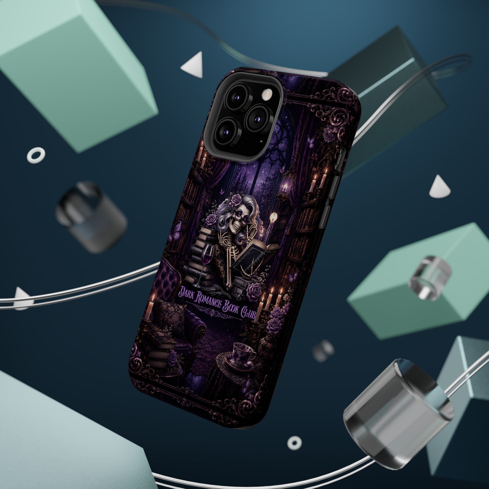 Dark Romance Book Club Phone Case – Gothic MagSafe-Compatible Case