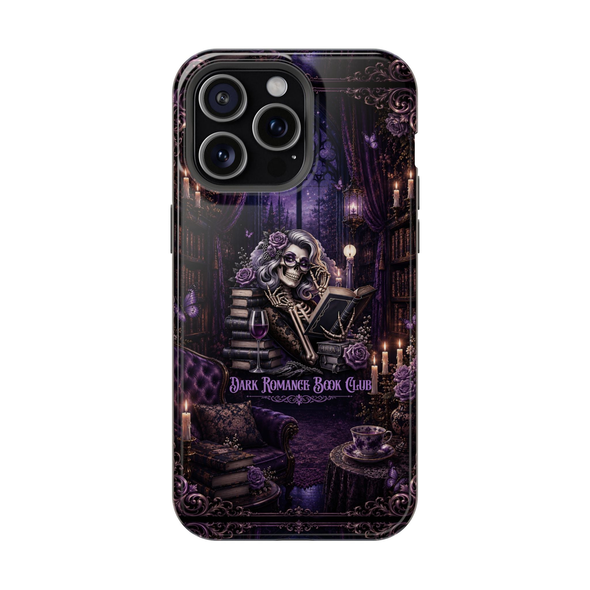 Dark Romance Book Club Phone Case – Gothic MagSafe-Compatible Case