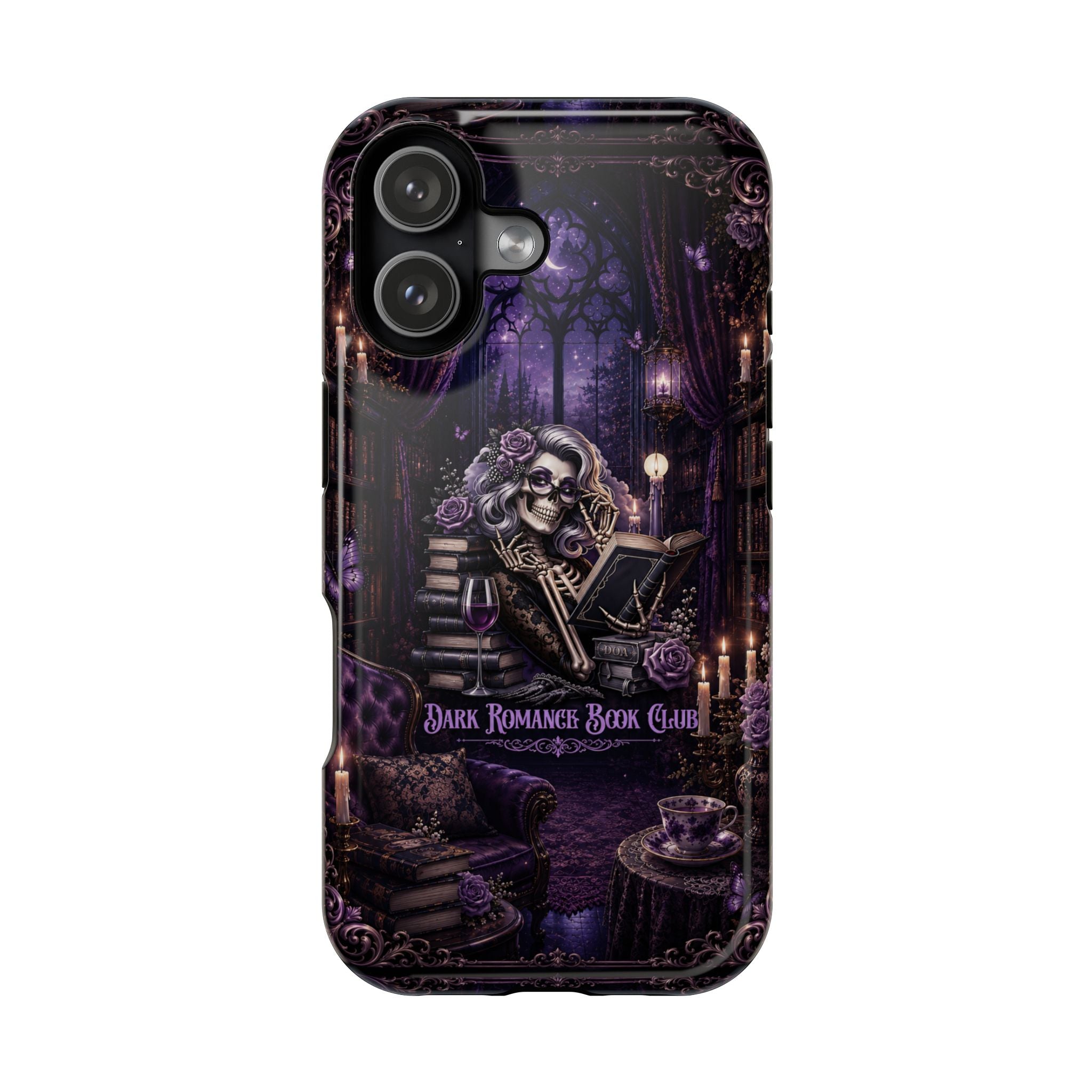 Dark Romance Book Club Phone Case – Gothic MagSafe-Compatible Case