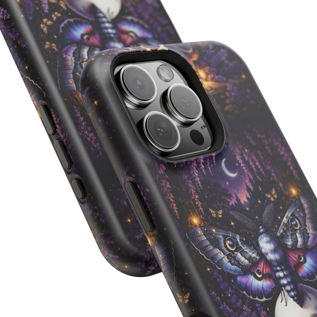Moth & Skull Phone Case – Dark Mystical MagSafe-Compatible Cover