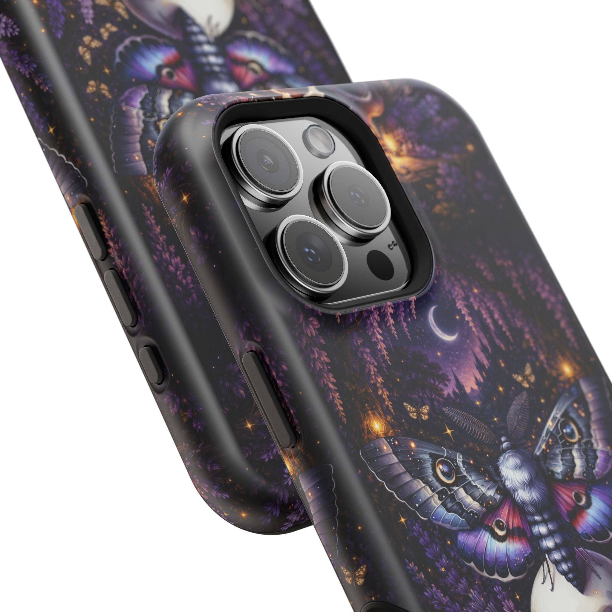 Moth & Skull Phone Case – Dark Mystical MagSafe-Compatible Cover