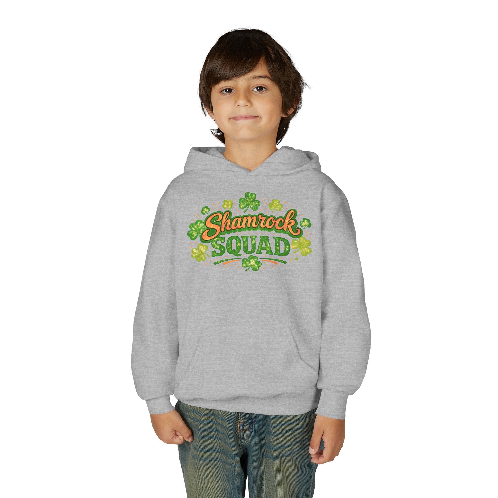 Little Leprechaun Youth Shamrock Squad Hoodie — St. Patrick’s Day Sweatshirt