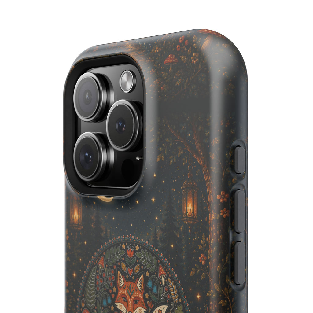 Mystic Forest Fox Phone Case – Woodland MagSafe-Compatible Cover