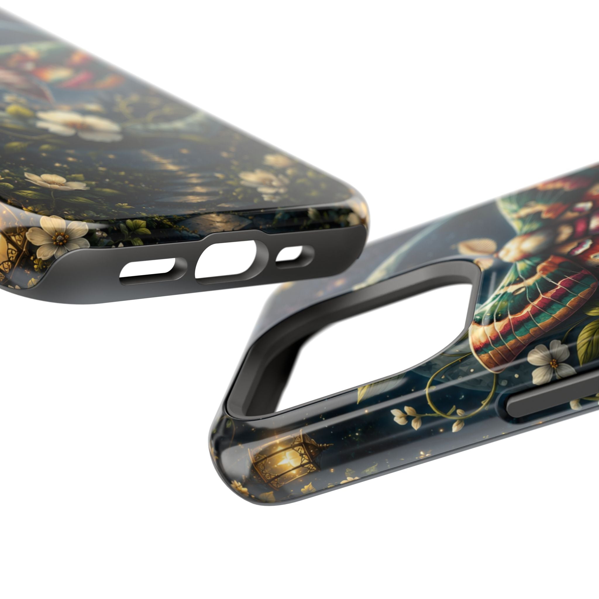 Mystic Moth Floral Nightscape Phone Case – MagSafe Cover