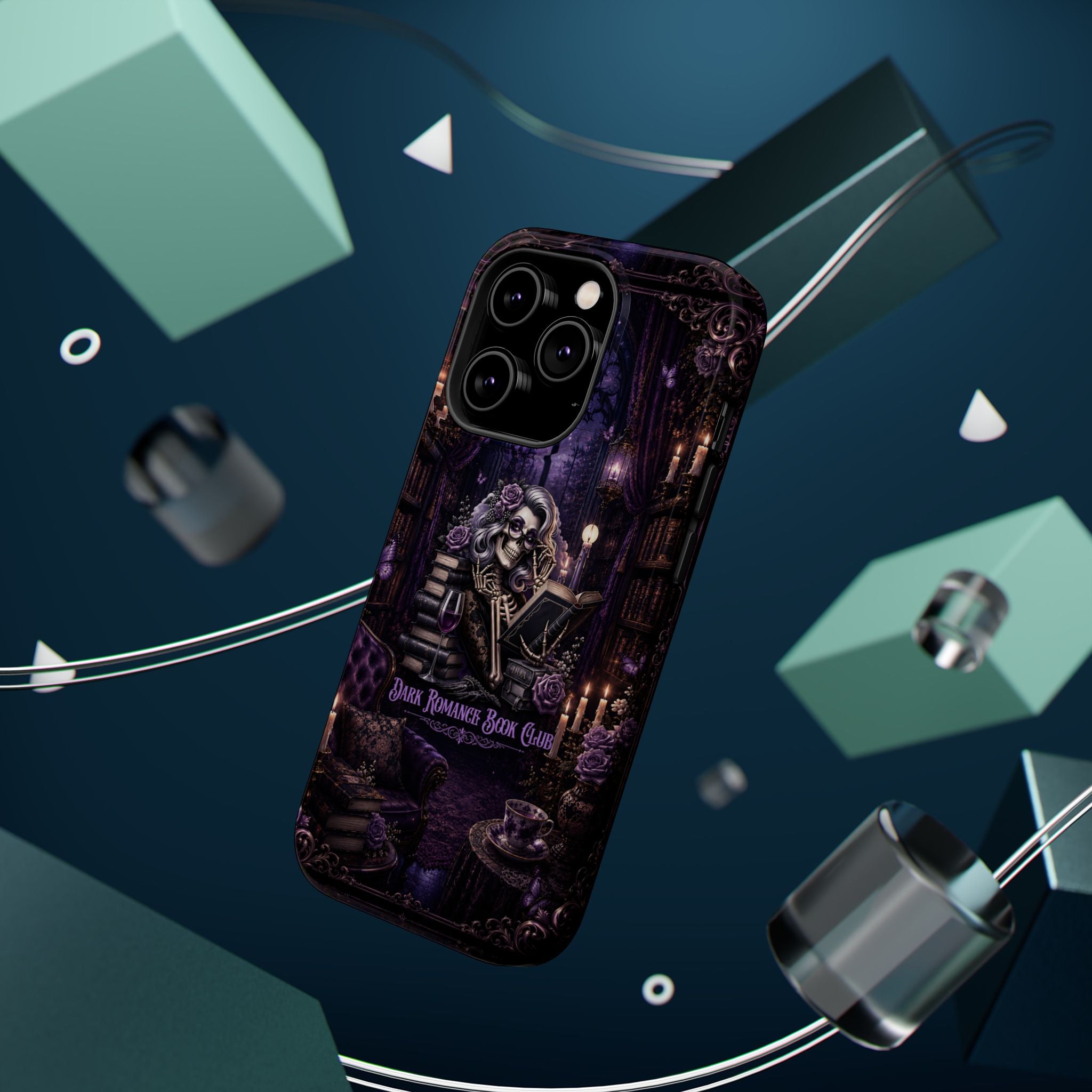 Dark Romance Book Club Phone Case – Gothic MagSafe-Compatible Case
