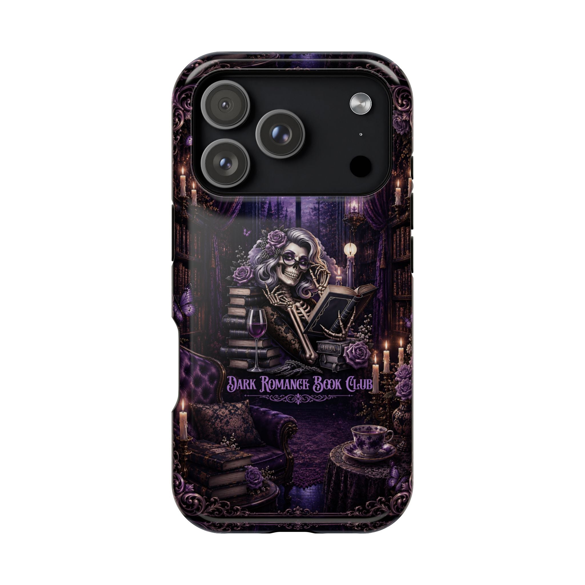 Dark Romance Book Club Phone Case – Gothic MagSafe-Compatible Case