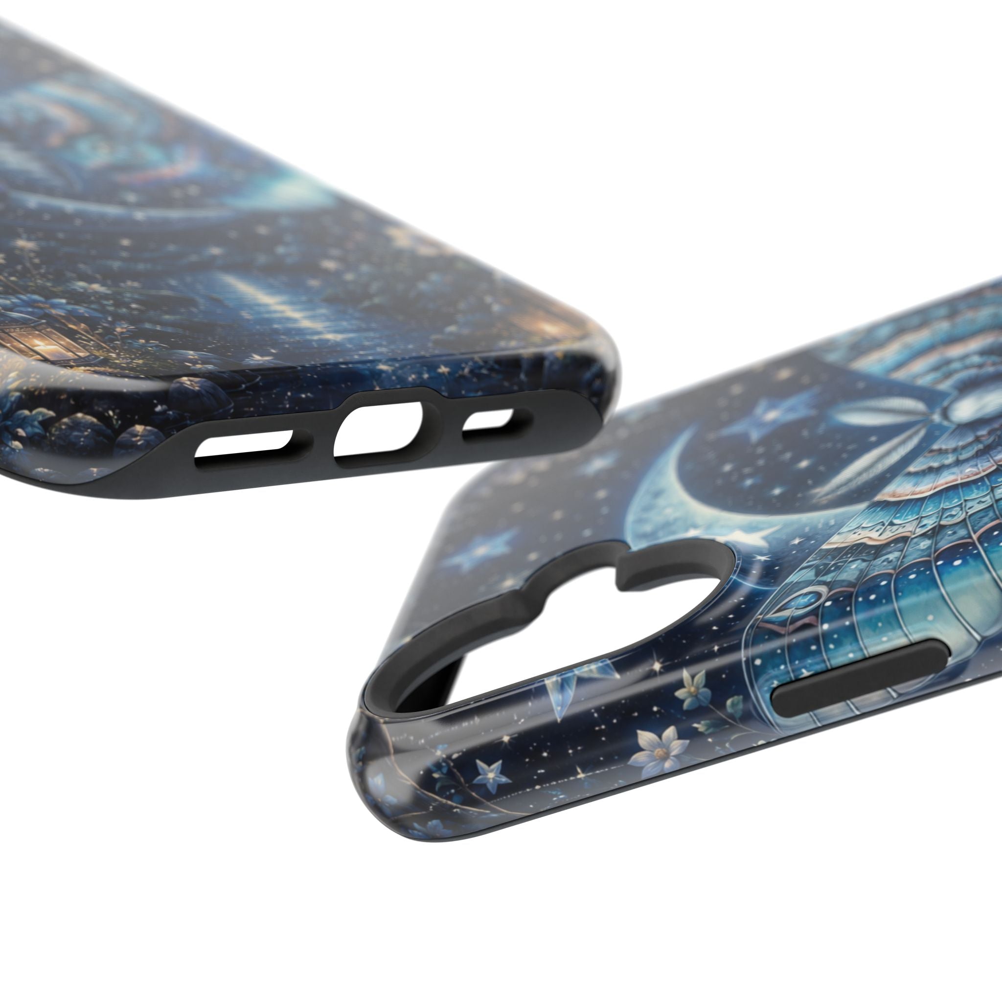 Mystic Moth Moon Phone Case – Night Sky MagSafe-Compatible Cover